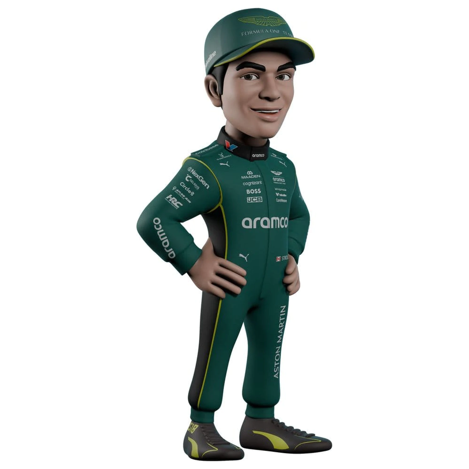 Formula 1 Minix Figur Lance Stroll (Aston Martin) 12 cm Produktfoto