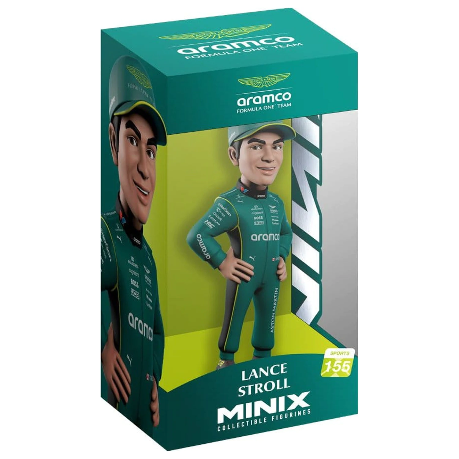 Formula 1 Minix Figur Lance Stroll (Aston Martin) 12 cm Produktfoto