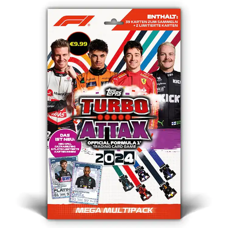 Formel 1 Turbo Attax TCG 2024 Mega Multipack *Deutsche Version* Produktfoto