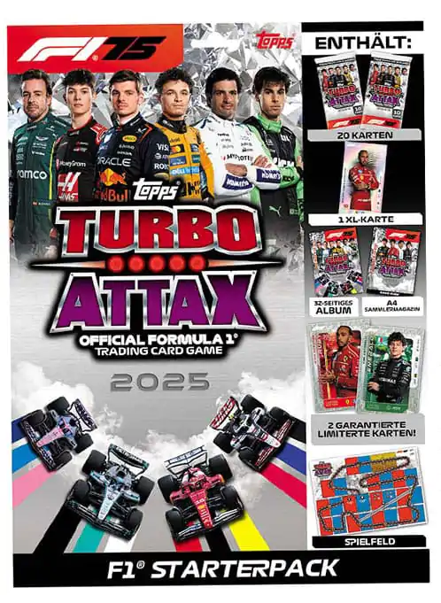 Formula 1 Turbo Attax TCG 2025 F1 Starterpack *Deutsche Version* Produktfoto