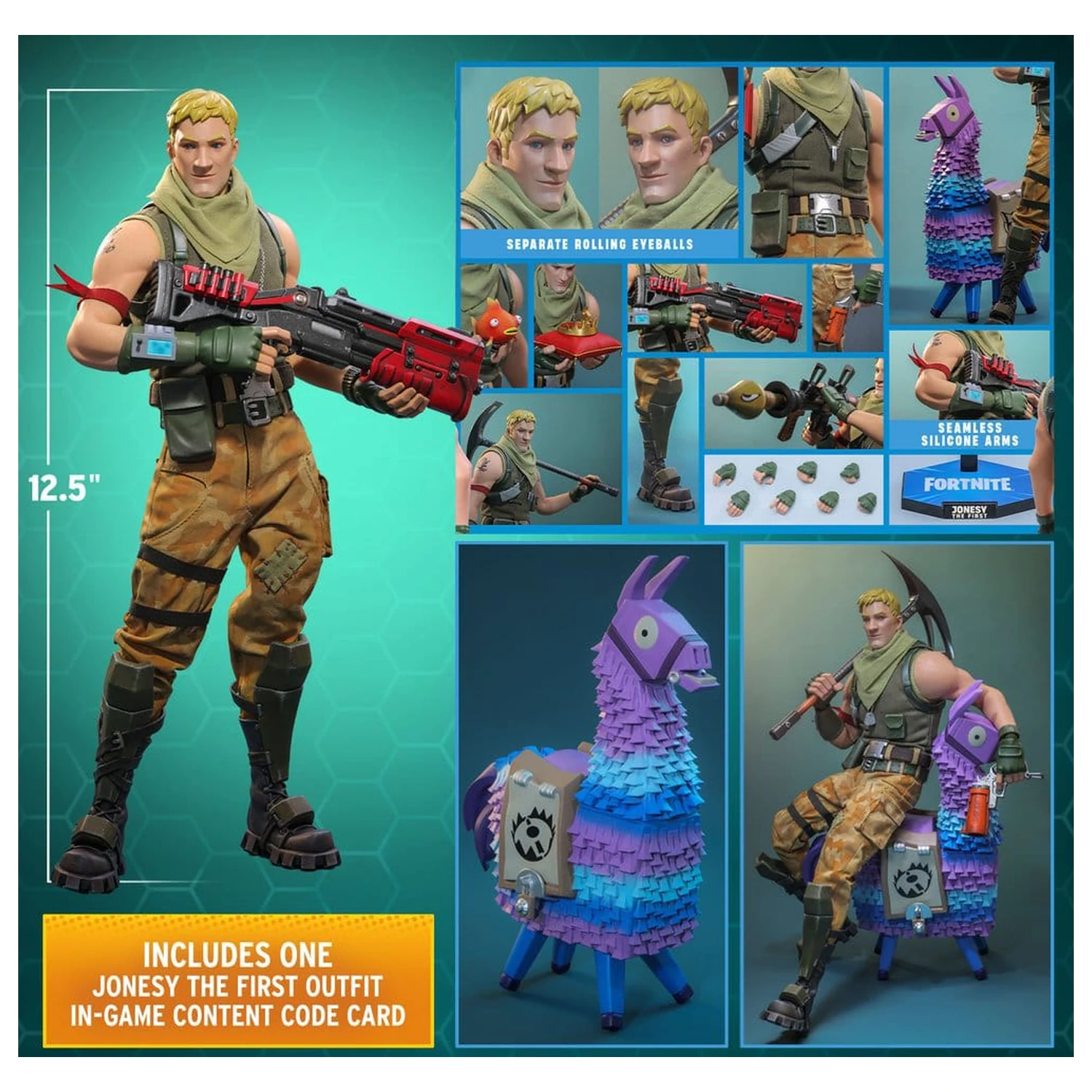 Fortnite Actionfigur 1/6 Jonesy The First 32 cm Produktfoto
