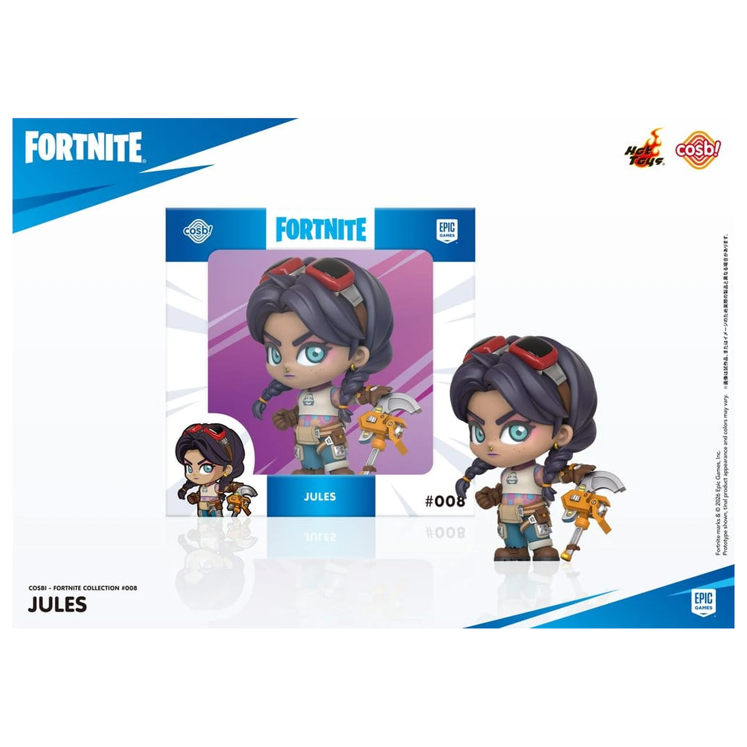 Fortnite Cosbi Mini Figur Jules 8 cm Produktfoto