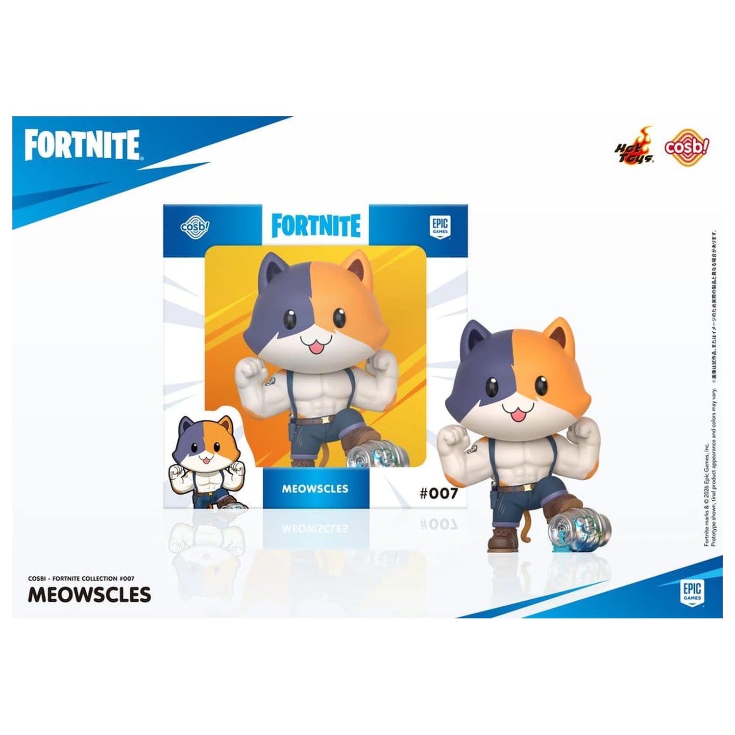 Fortnite Cosbi Mini Figur Meowscles 8 cm Produktfoto
