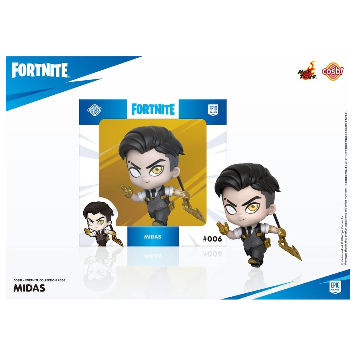 Fortnite Cosbi Mini Figur Midas 8 cm Produktfoto