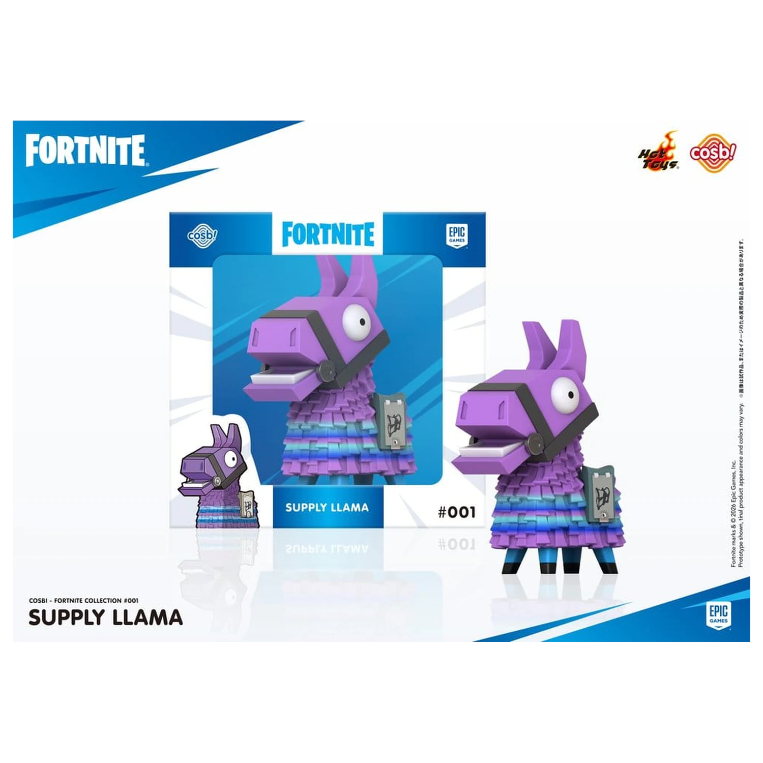 Fortnite Cosbi Mini Figur Vorrat Llama 8 cm Produktfoto