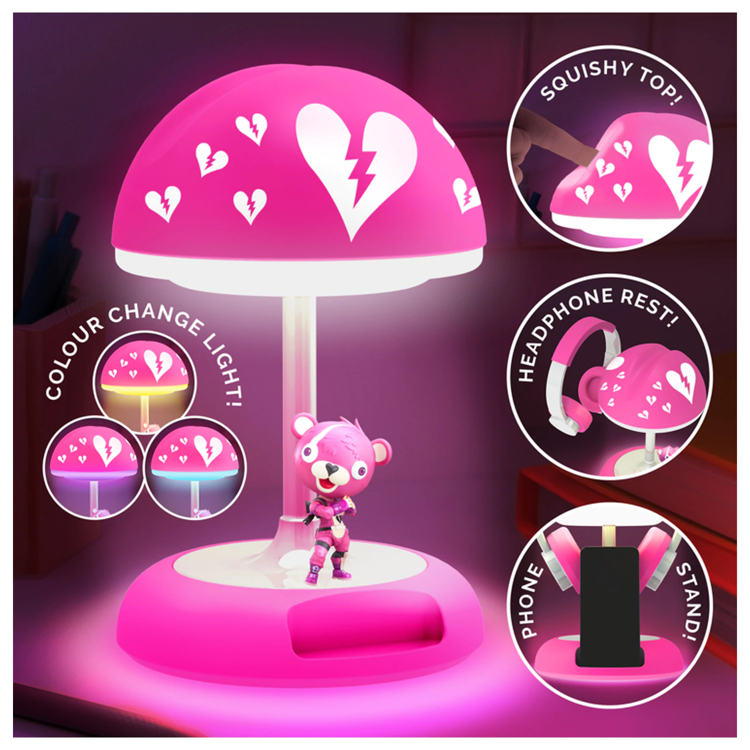 FORTNITE Cuddle Team Leader Knautschbare Lampe 20 cm Produktfoto
