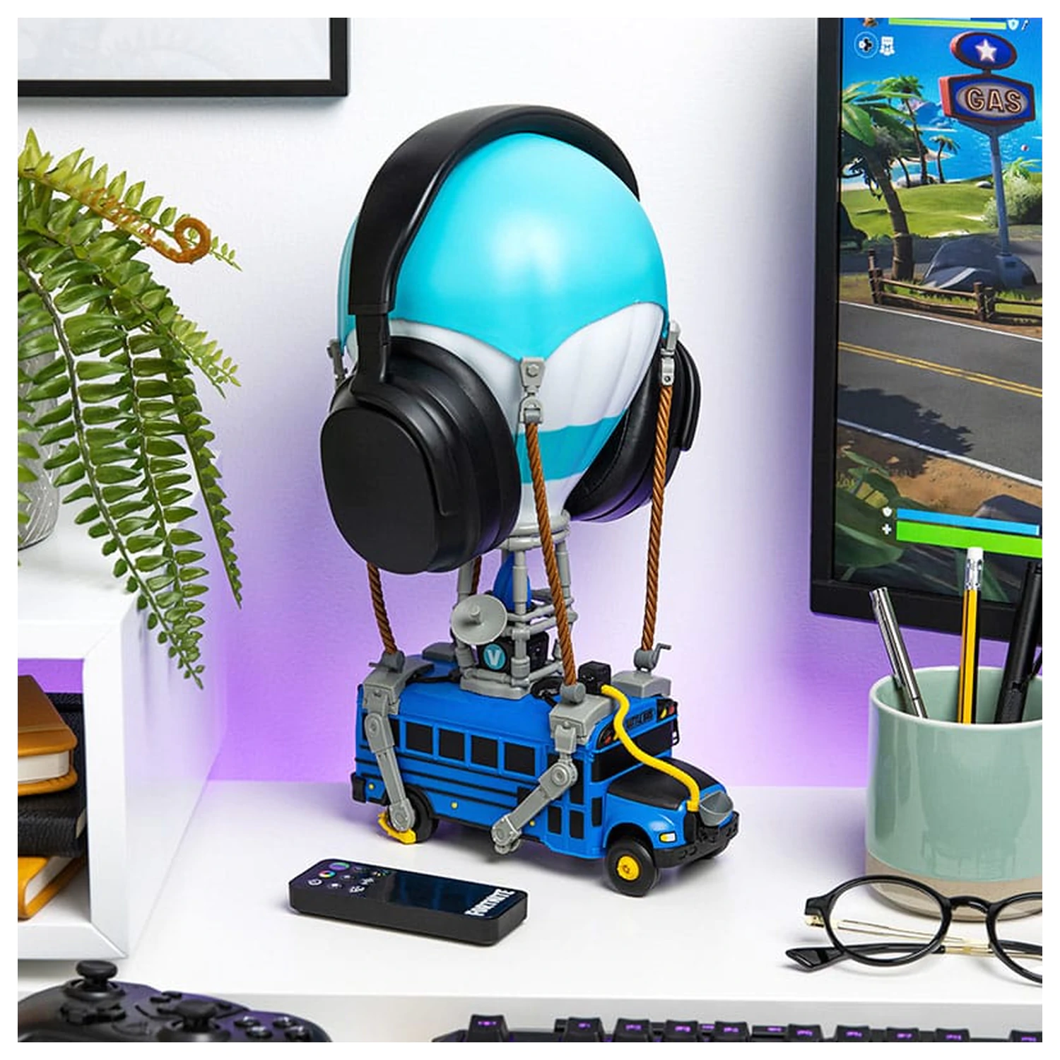 Fortnite Diorama Licht Battle Bus Produktfoto
