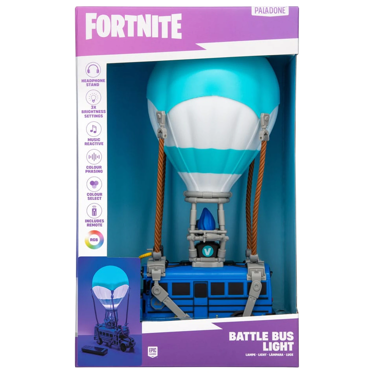 Fortnite Diorama Licht Battle Bus Produktfoto
