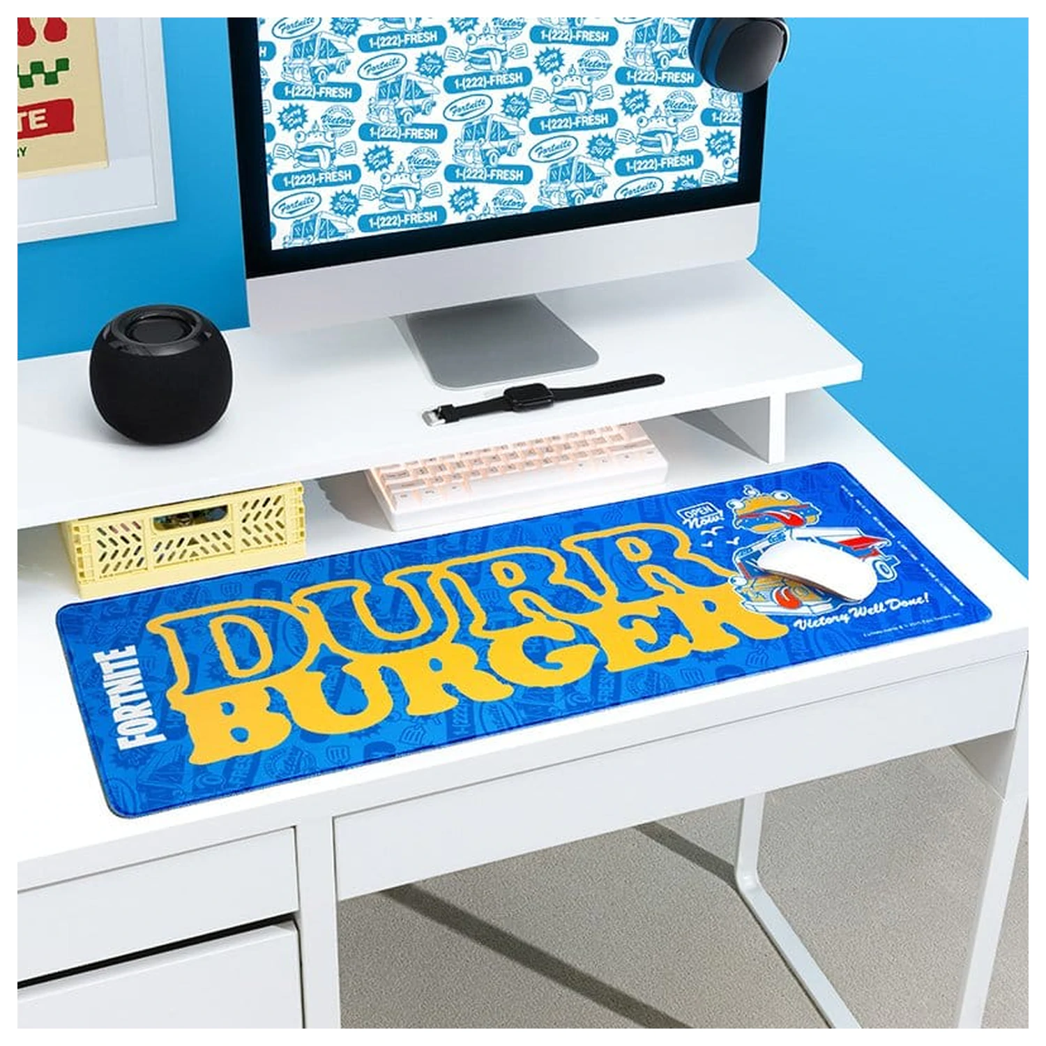 Fortnite Mauspad Durr Burger 81 x 30 cm Produktfoto