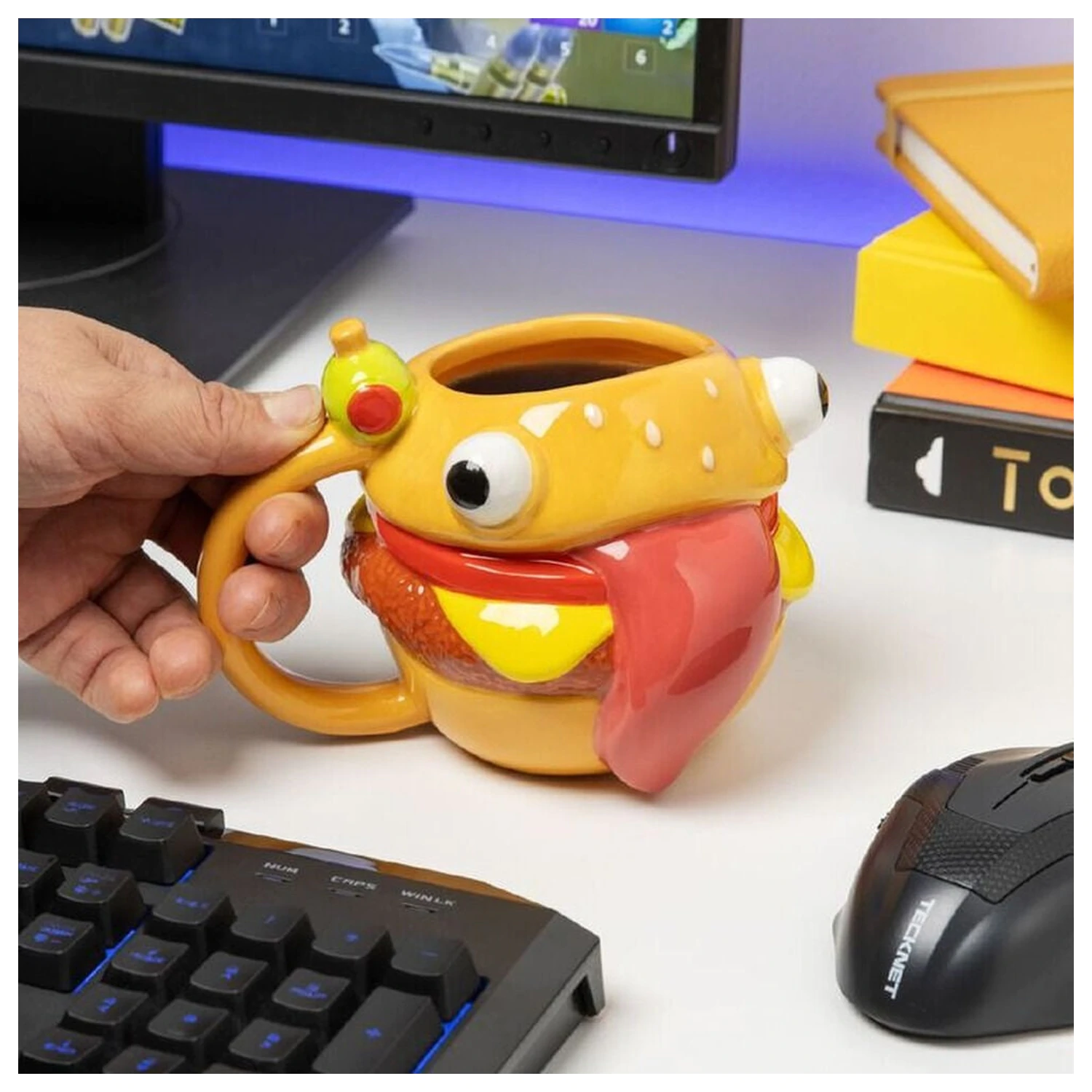 Fortnite Tasse in Durrr Burger Form Produktfoto