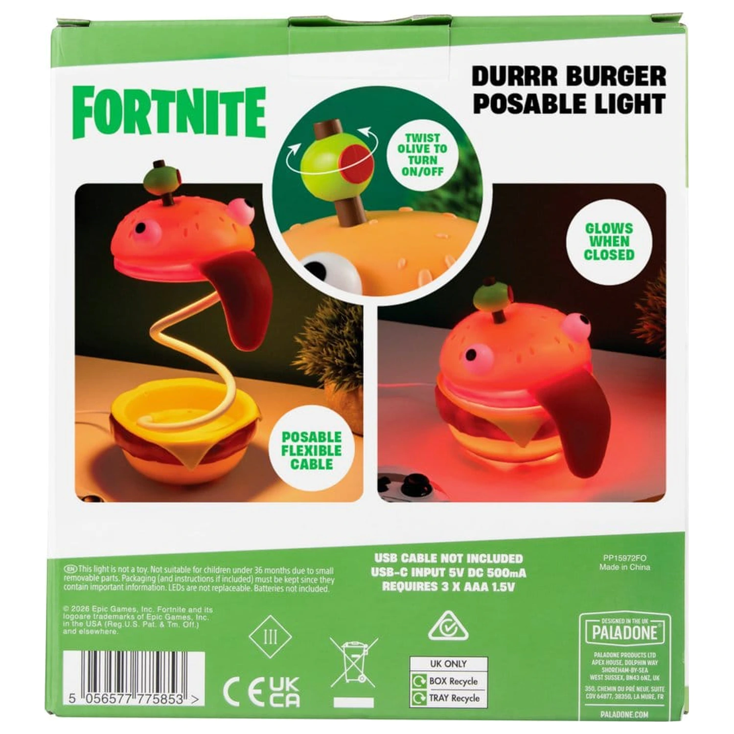 Fortnite Light Durrr Burger Bewegliche Figur 30 cm Produktfoto