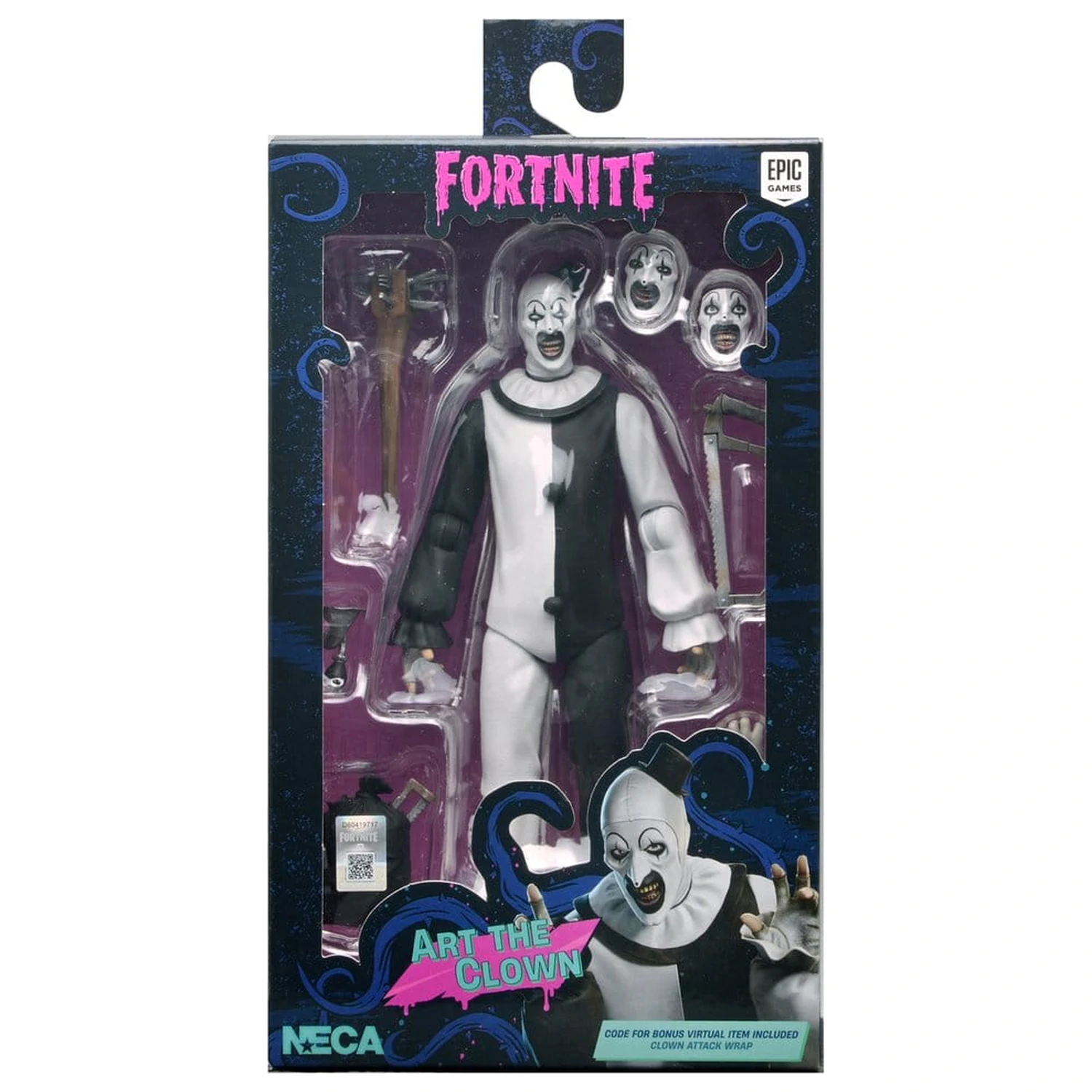 Fortnite: Fortnitemares Actionfigur Art the Clown 18 cm Produktfoto
