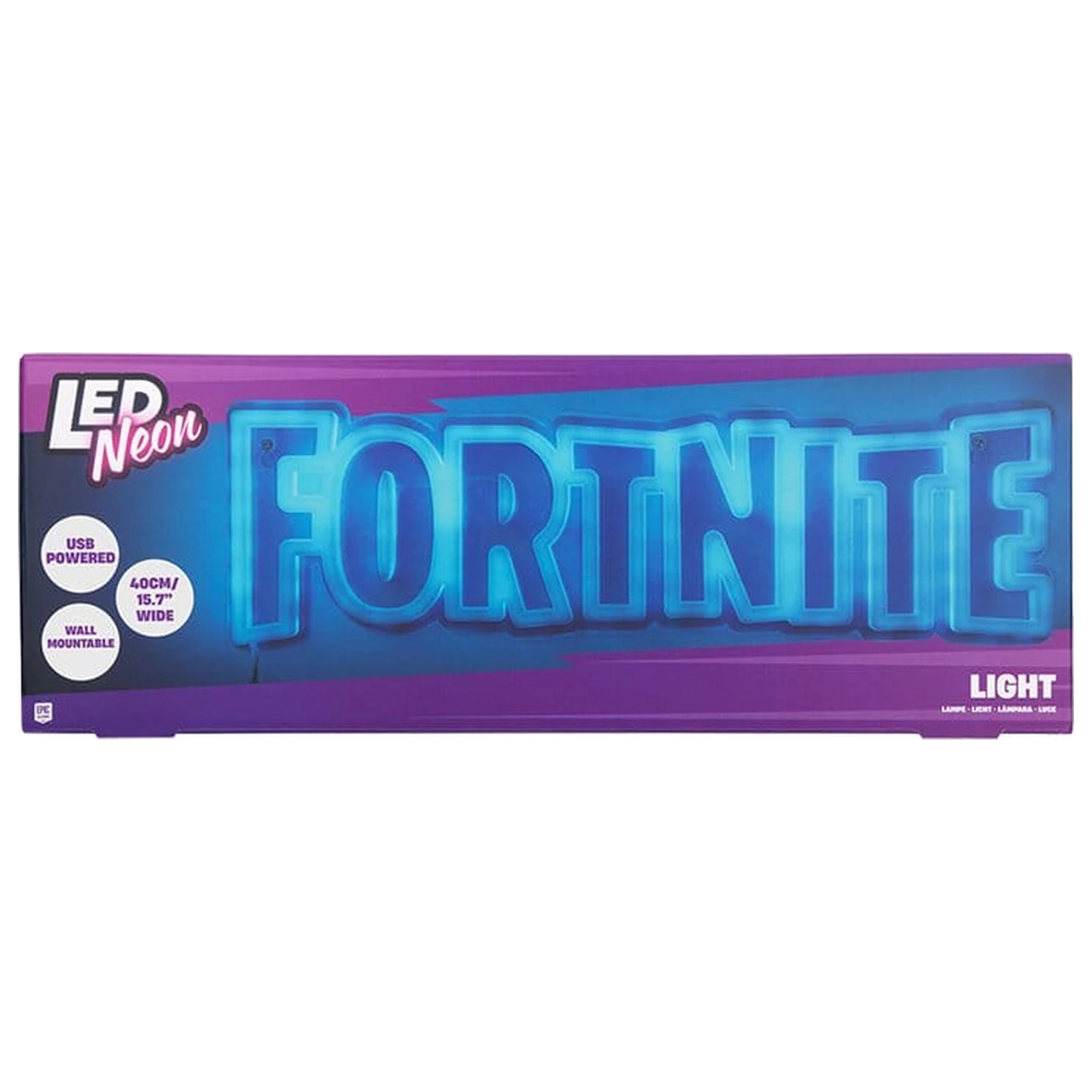 Fortnite Wandmontierbares LED Neon Licht 40 cm Produktfoto