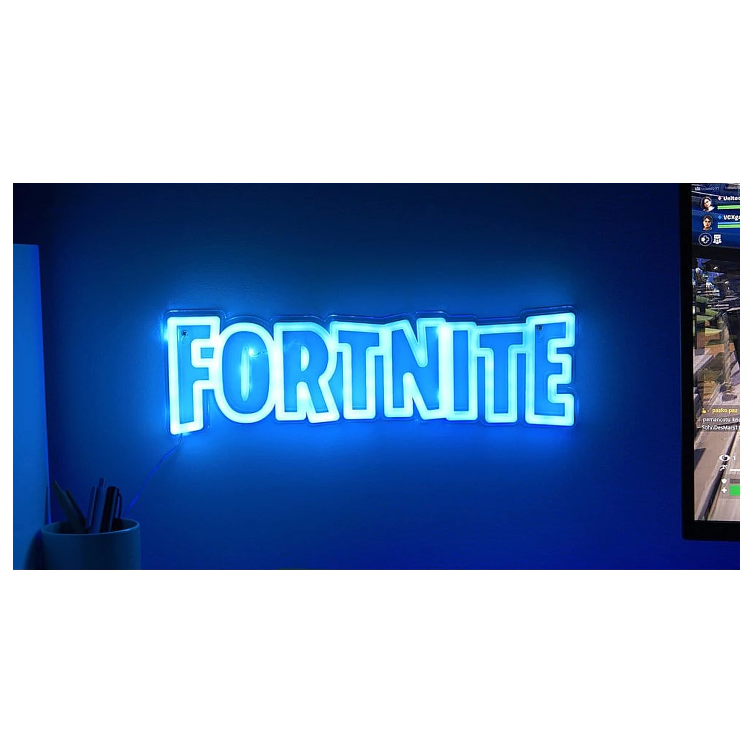 Fortnite Wandmontierbares LED Neon Licht 40 cm Produktfoto