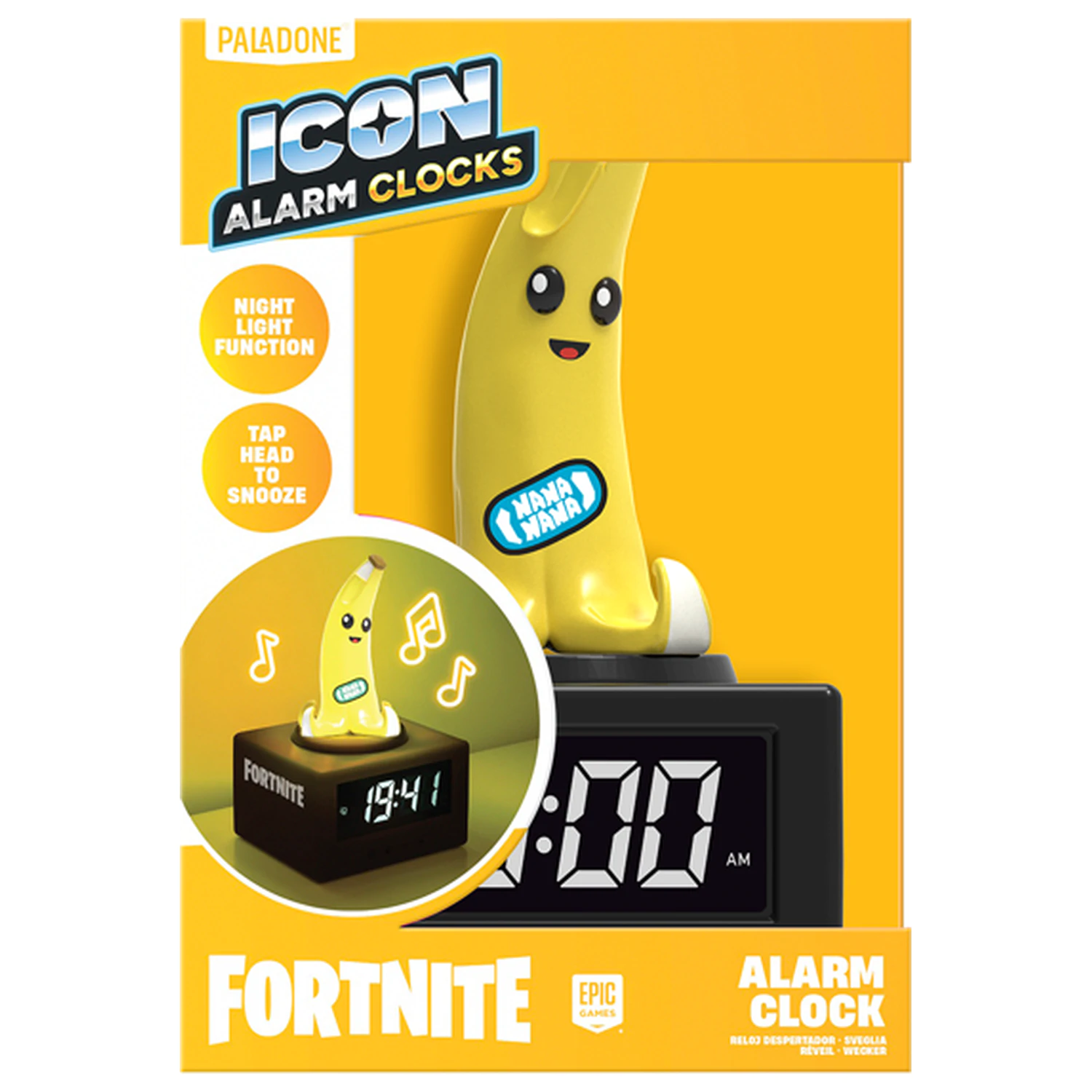 FORTNITE Peely Wecker 16,5 Zentimeter Produktfoto