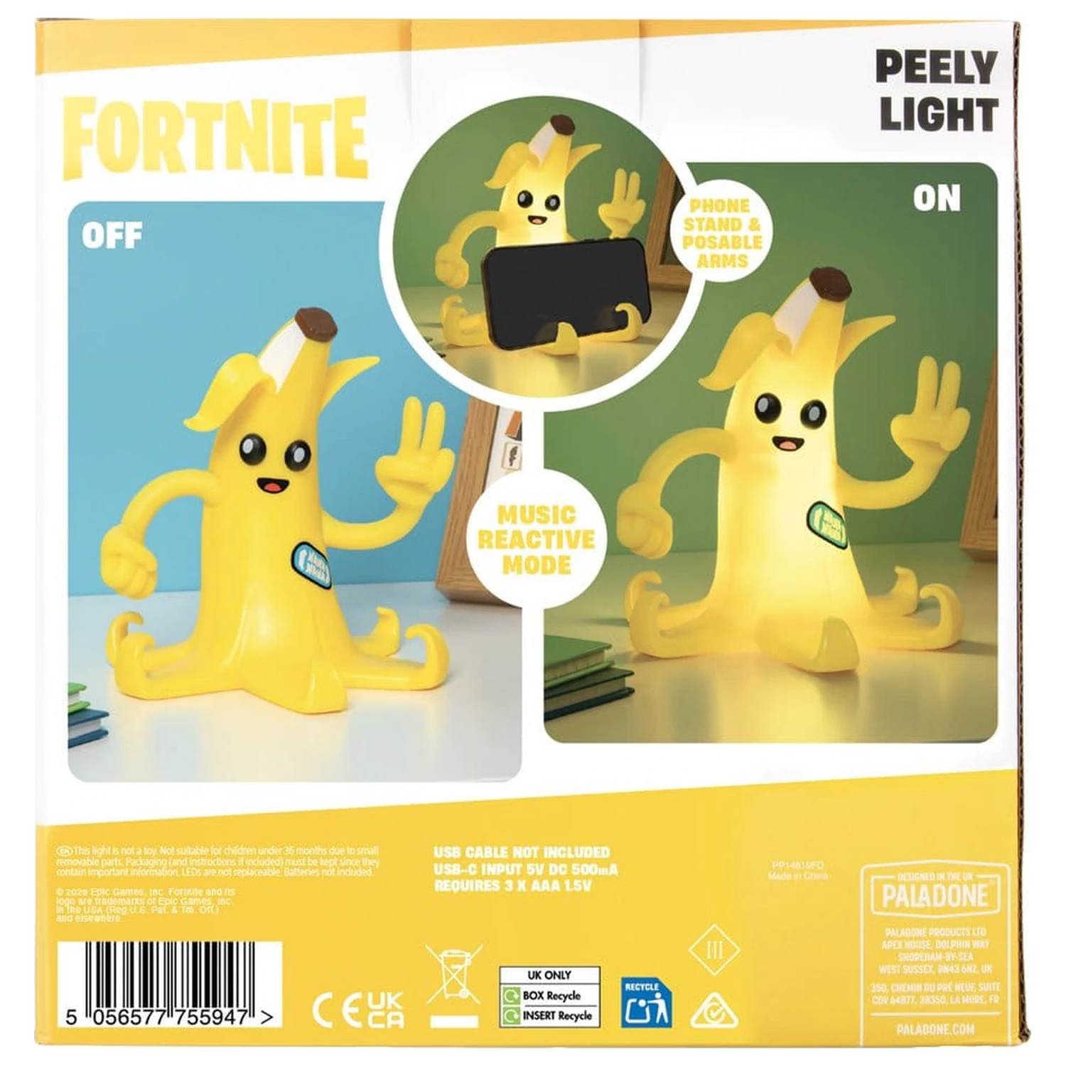 Fortnite Leuchte Peely 20 cm Produktfoto