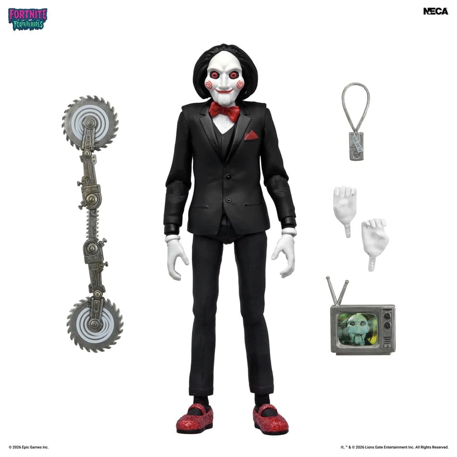 Fortnite/SAW Fortnitemares Actionfigur Billy the Puppet 18 cm Produktfoto
