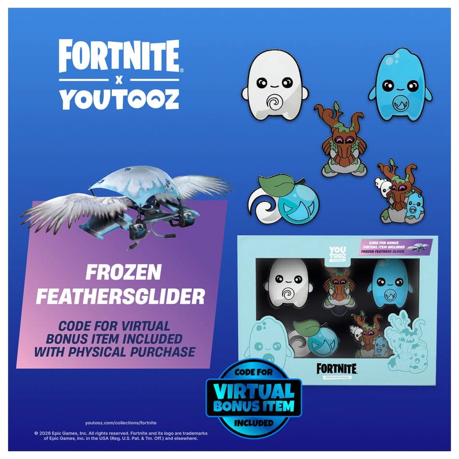 Fortnite Anstecknadel 5er-Pack Sprite Set 5 cm Produktfoto