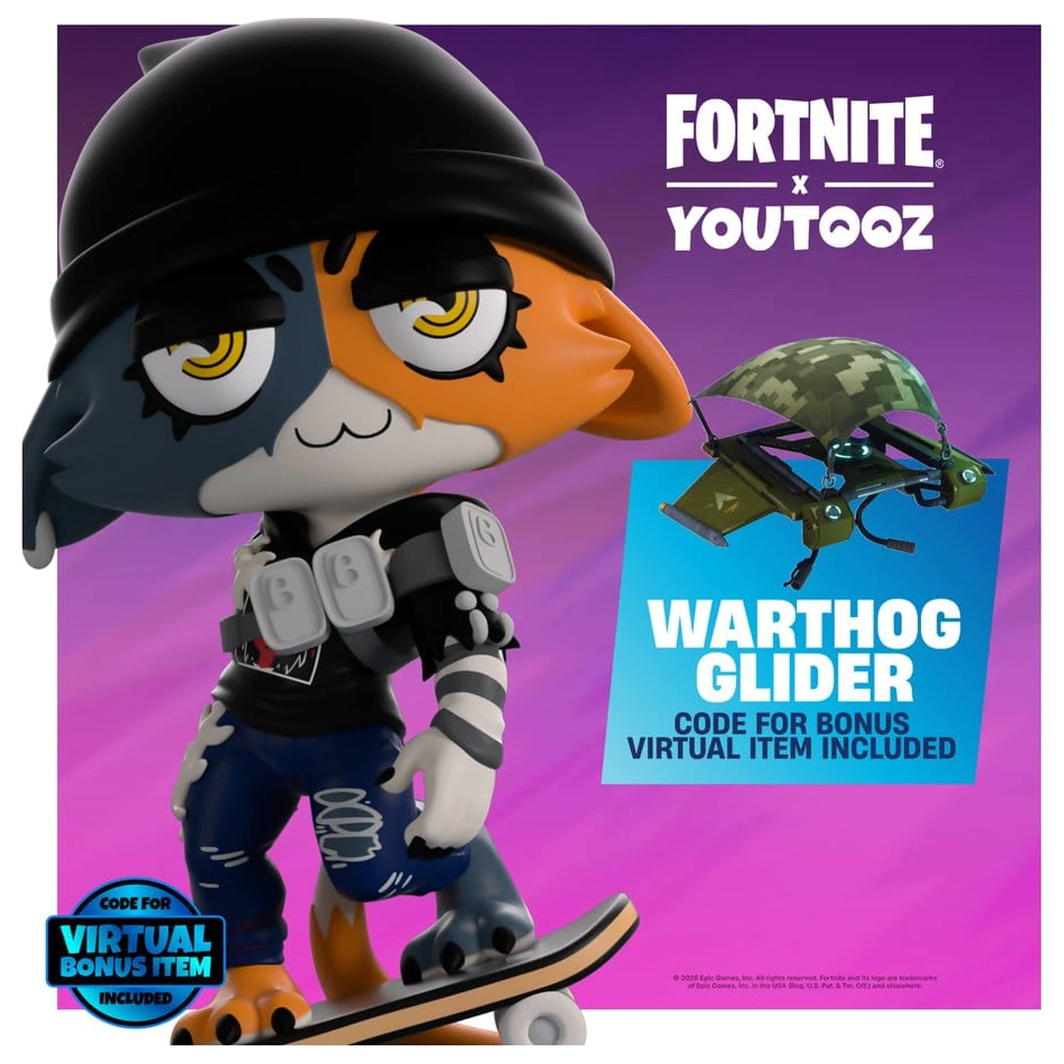 Fortnite Vinyl Figur Meow Skulls 13 cm Produktfoto