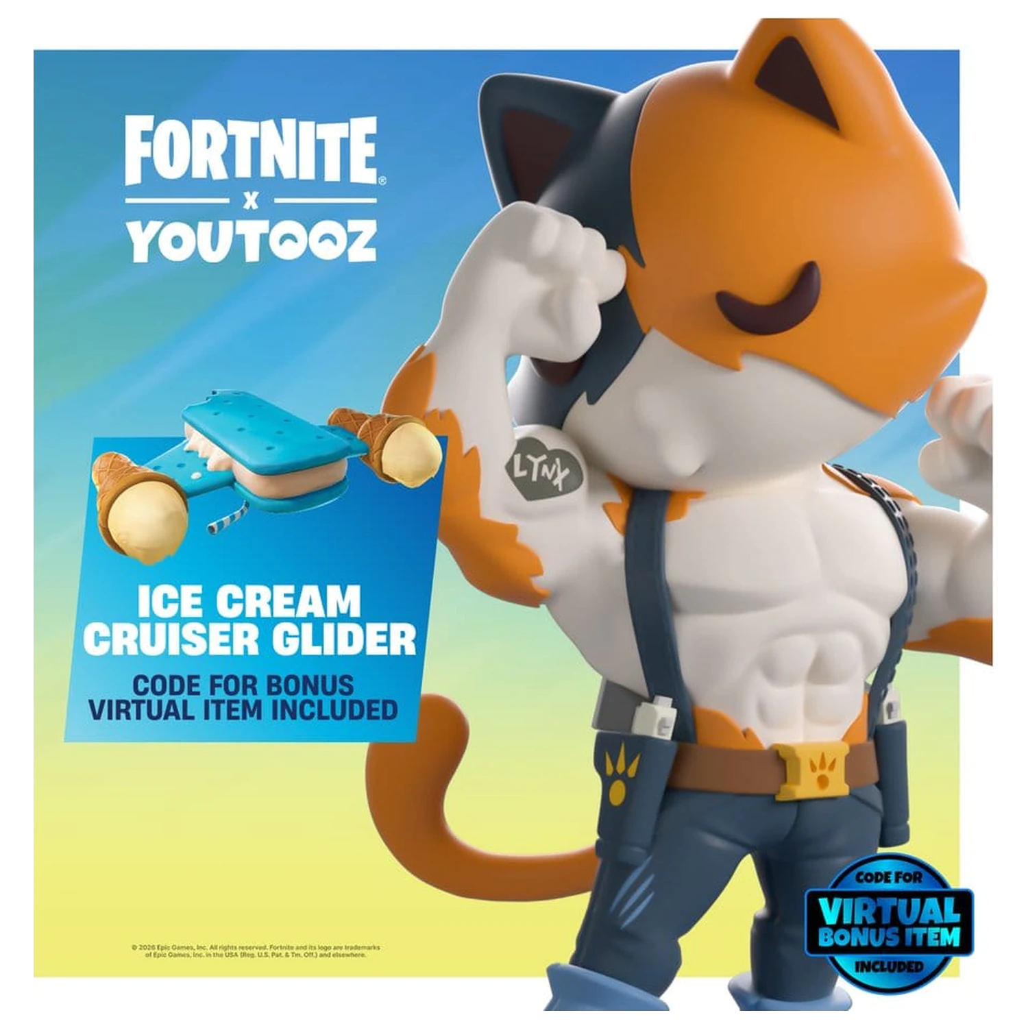 Fortnite Vinyl Figur Meowscles 13 cm Produktfoto