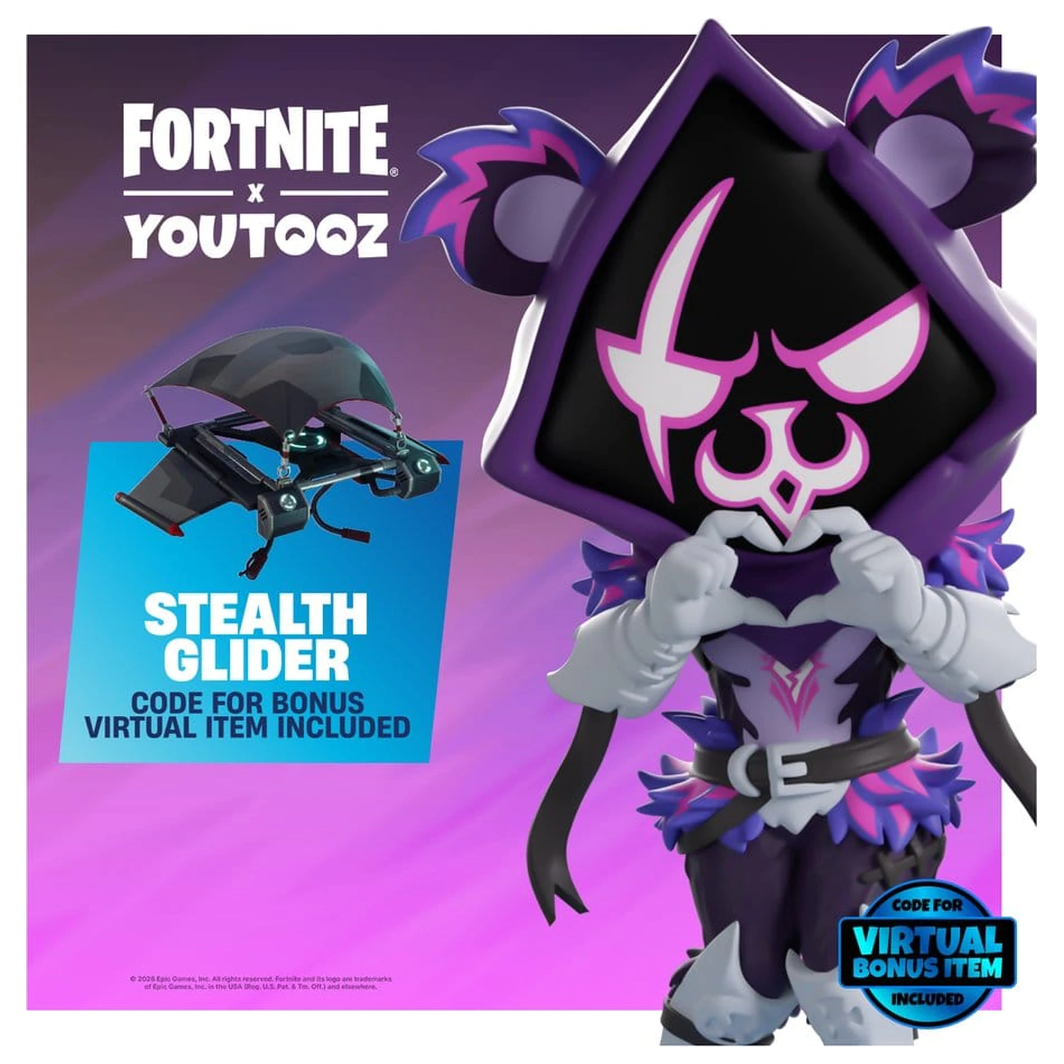Fortnite Vinyl Figur Raven Team Leader 12 cm Produktfoto