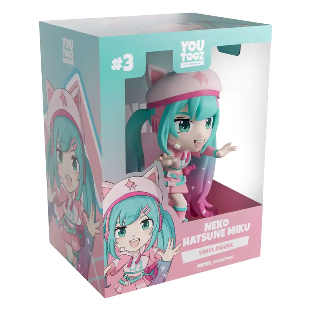 Fortnite x Miku Vinyl Figur Neko Hatsune Miku 12 cm Produktfoto