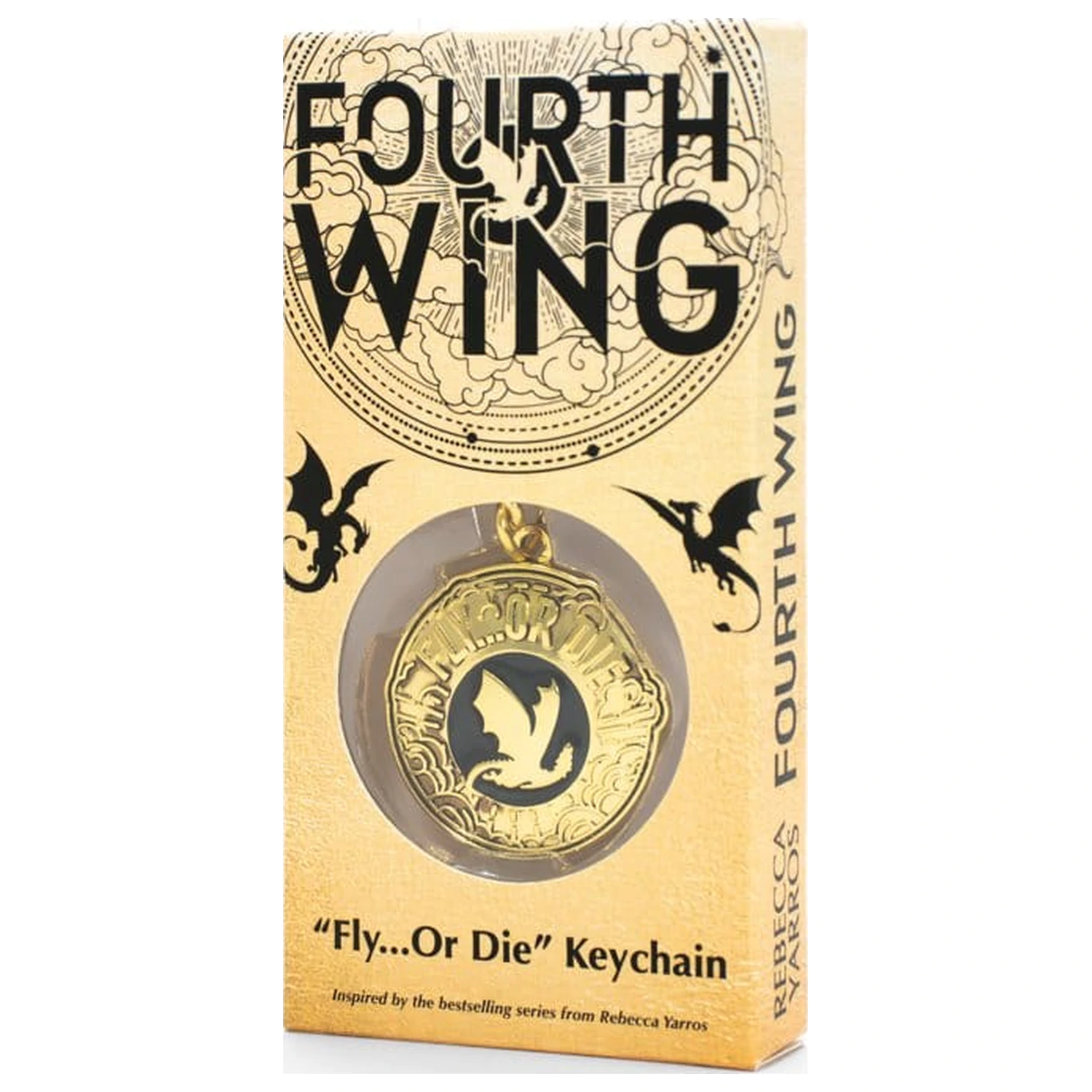 Fourth Wing Schlüsselanhänger Fly or Die 14 cm Produktfoto