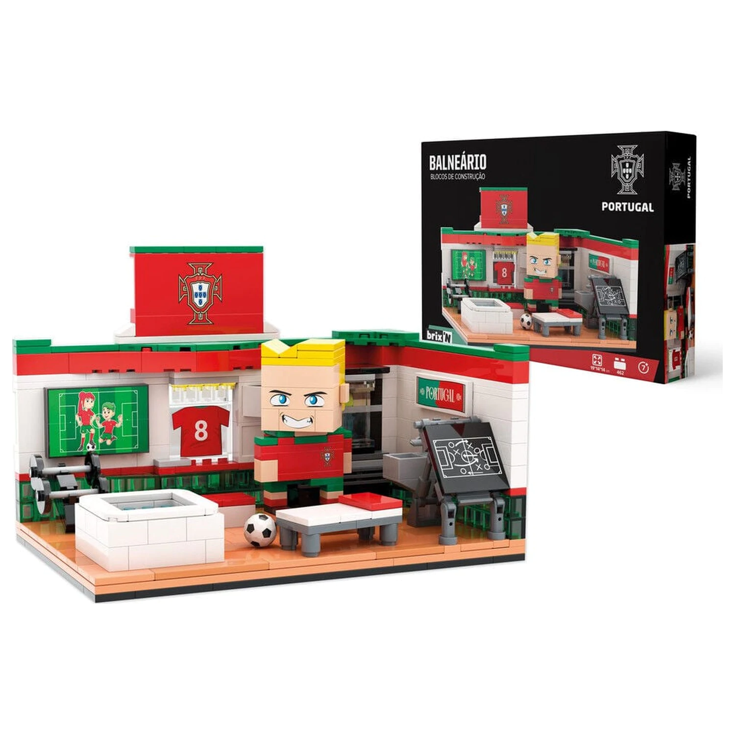 FPF Umkleideraum-Set mit Figur 462 Teile Produktfoto