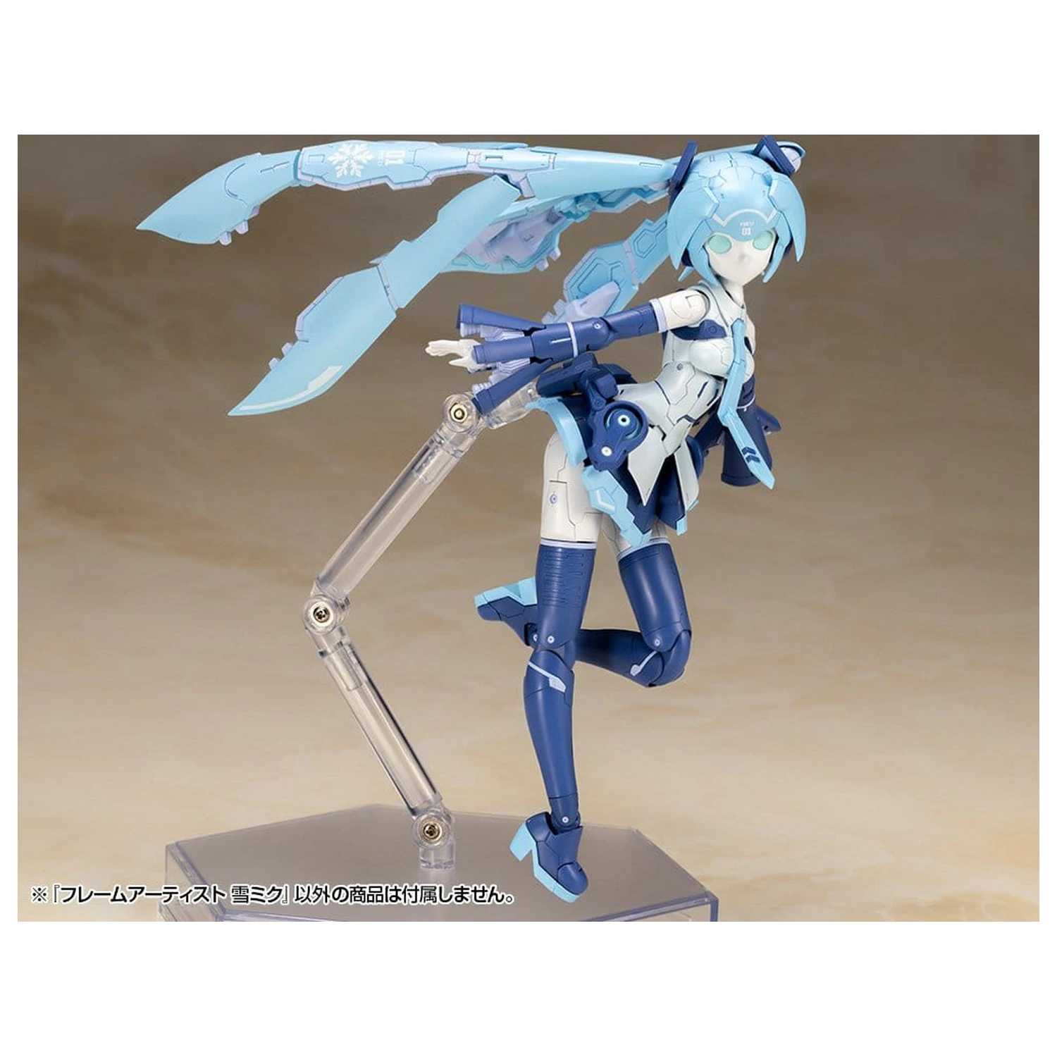 Frame Arms Plastikmodellbausatz 1/100 Frame Artist Snow Miku 16 cm Produktfoto