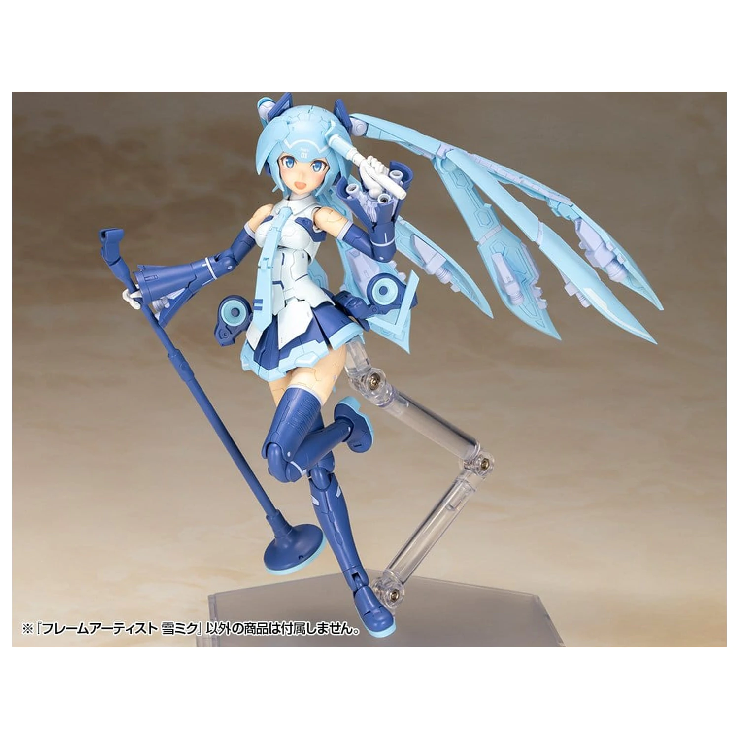 Frame Arms Plastikmodellbausatz 1/100 Frame Artist Snow Miku 16 cm Produktfoto