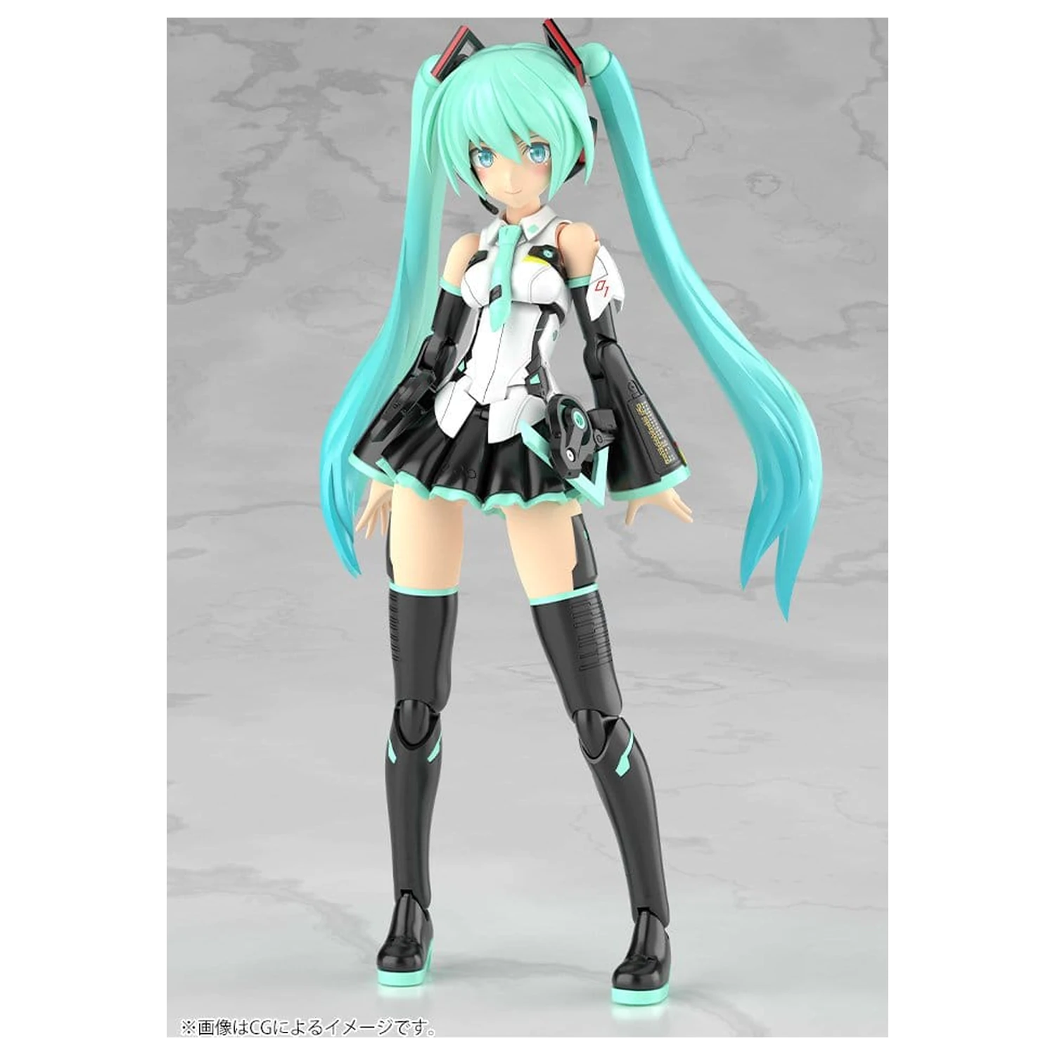 Frame Arms Girl Kunststoffmodell Bausatz Grande Scale Frame Music Girl Hatsune Miku 25 cm Produktfoto