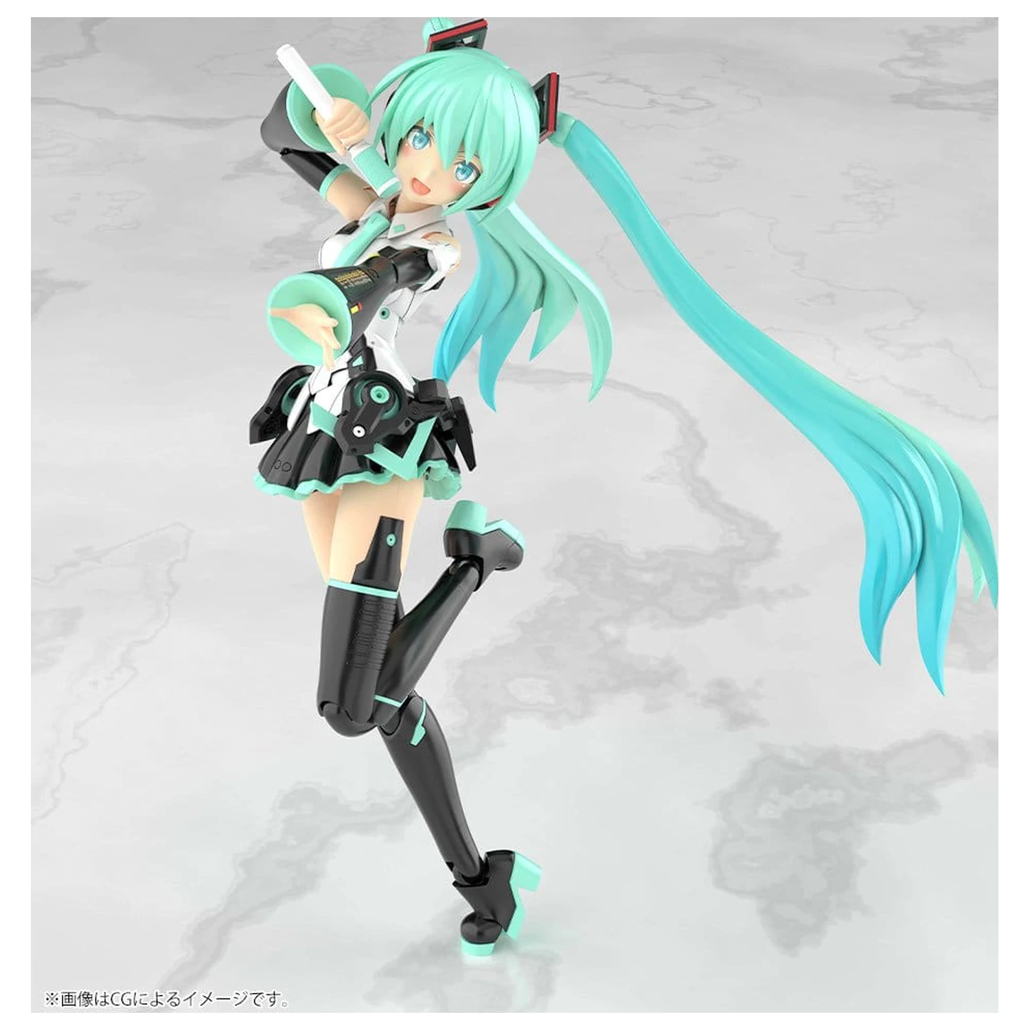 Frame Arms Girl Kunststoffmodell Bausatz Grande Scale Frame Music Girl Hatsune Miku 25 cm Produktfoto