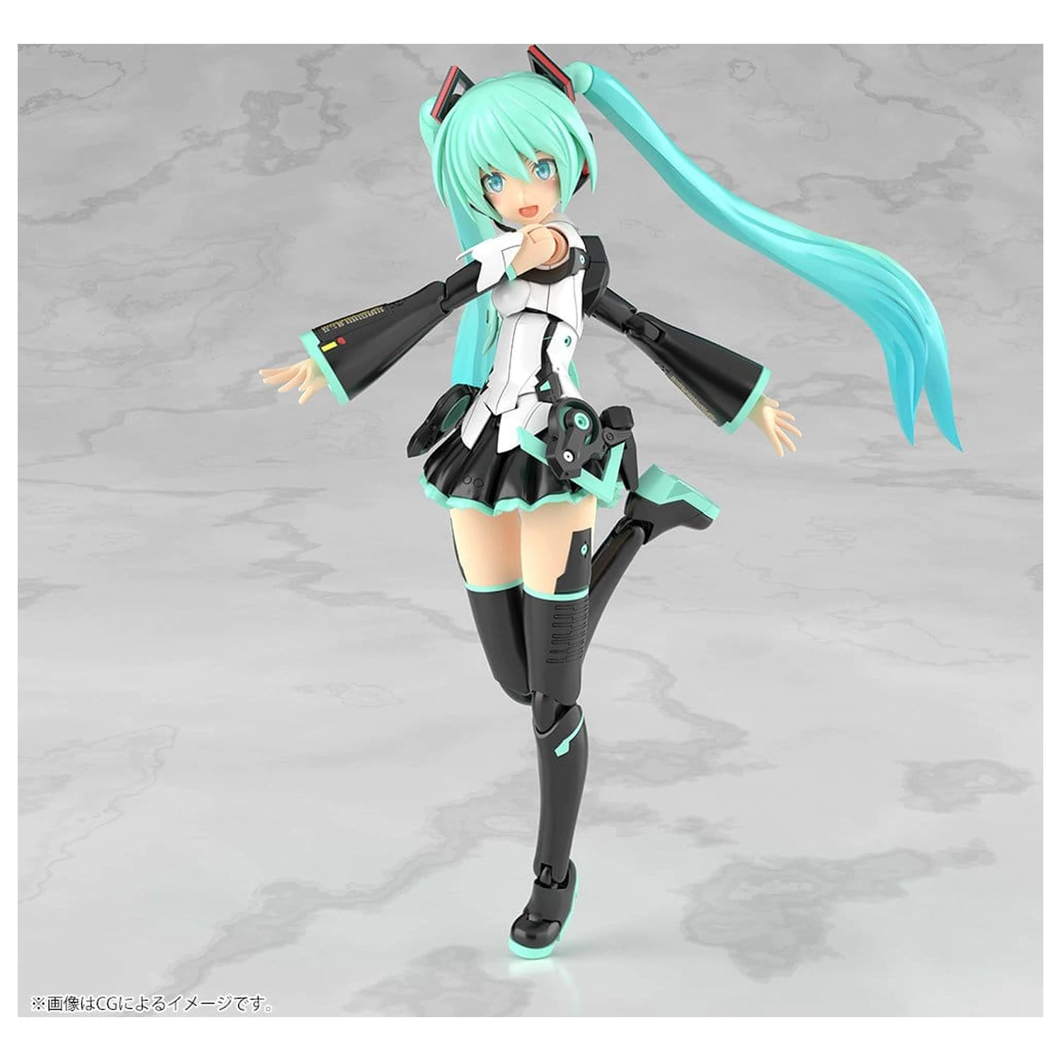 Frame Arms Girl Kunststoffmodell Bausatz Grande Scale Frame Music Girl Hatsune Miku 25 cm Produktfoto