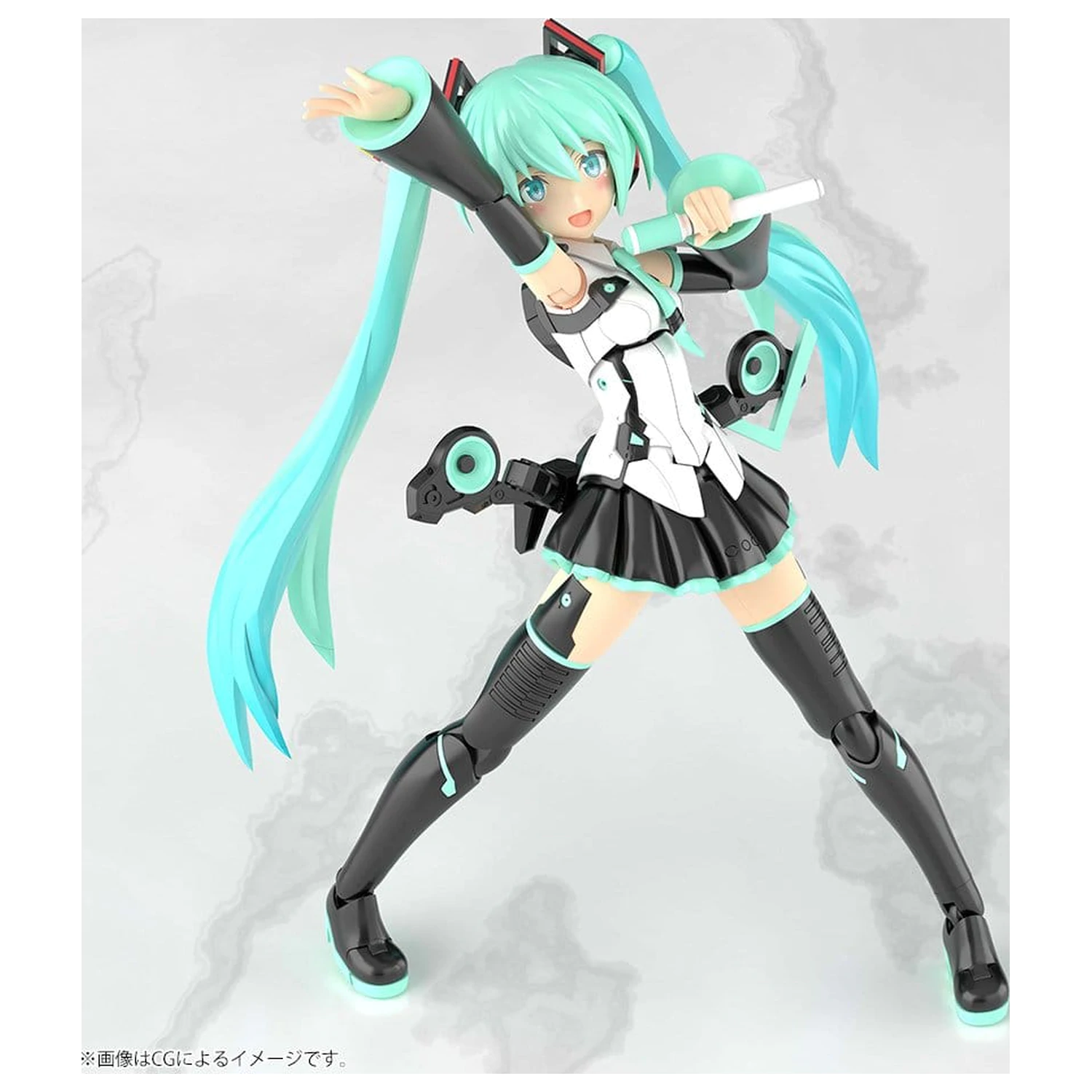 Frame Arms Girl Kunststoffmodell Bausatz Grande Scale Frame Music Girl Hatsune Miku 25 cm Produktfoto