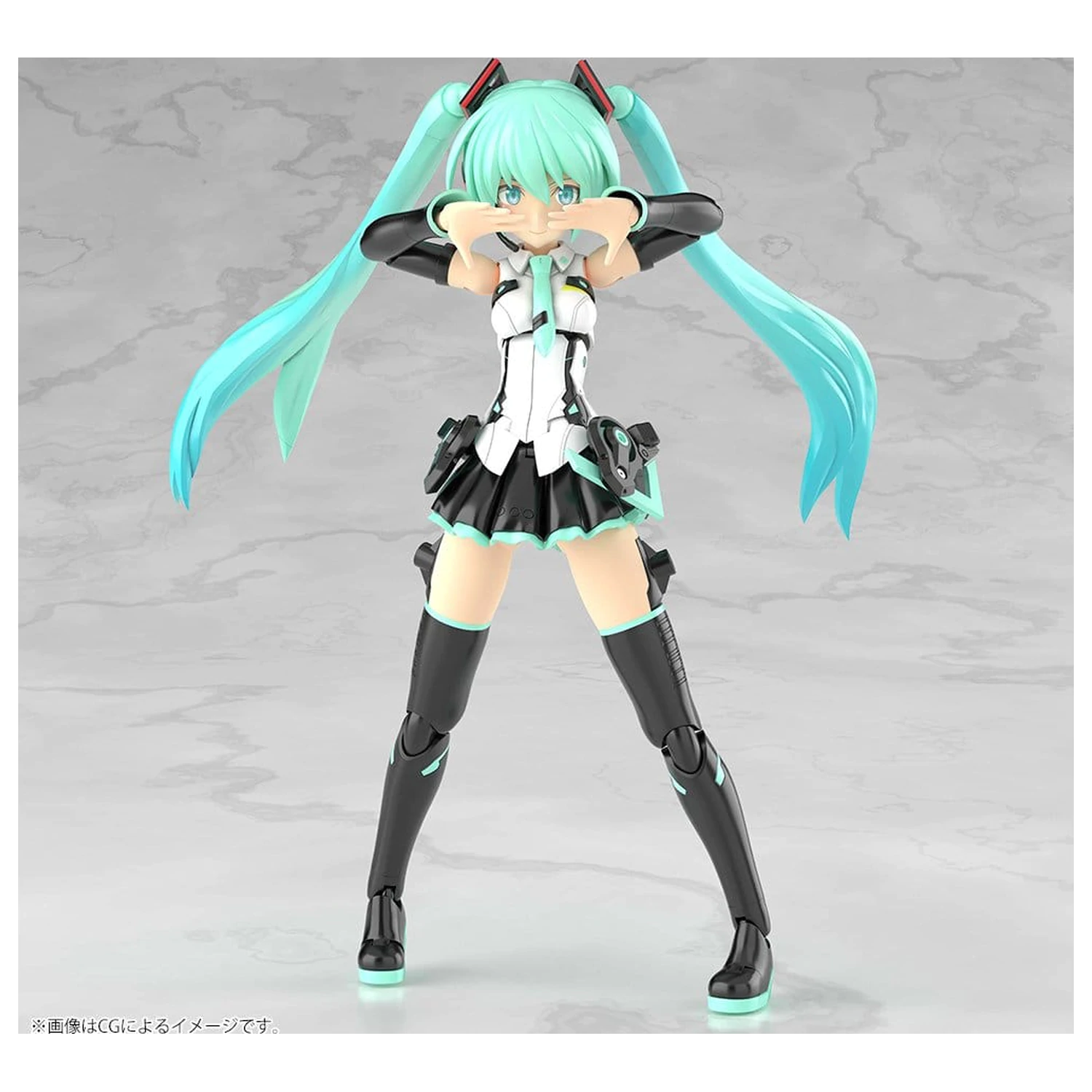 Frame Arms Girl Kunststoffmodell Bausatz Grande Scale Frame Music Girl Hatsune Miku 25 cm Produktfoto