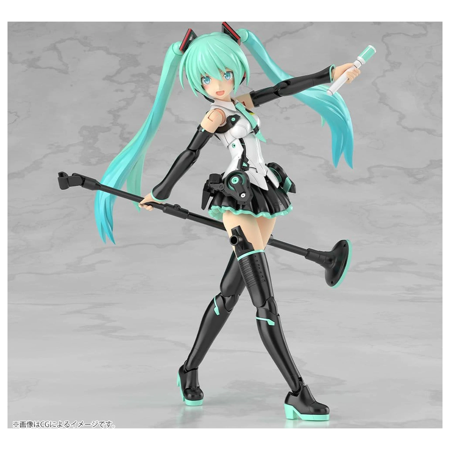 Frame Arms Girl Kunststoffmodell Bausatz Grande Scale Frame Music Girl Hatsune Miku 25 cm Produktfoto