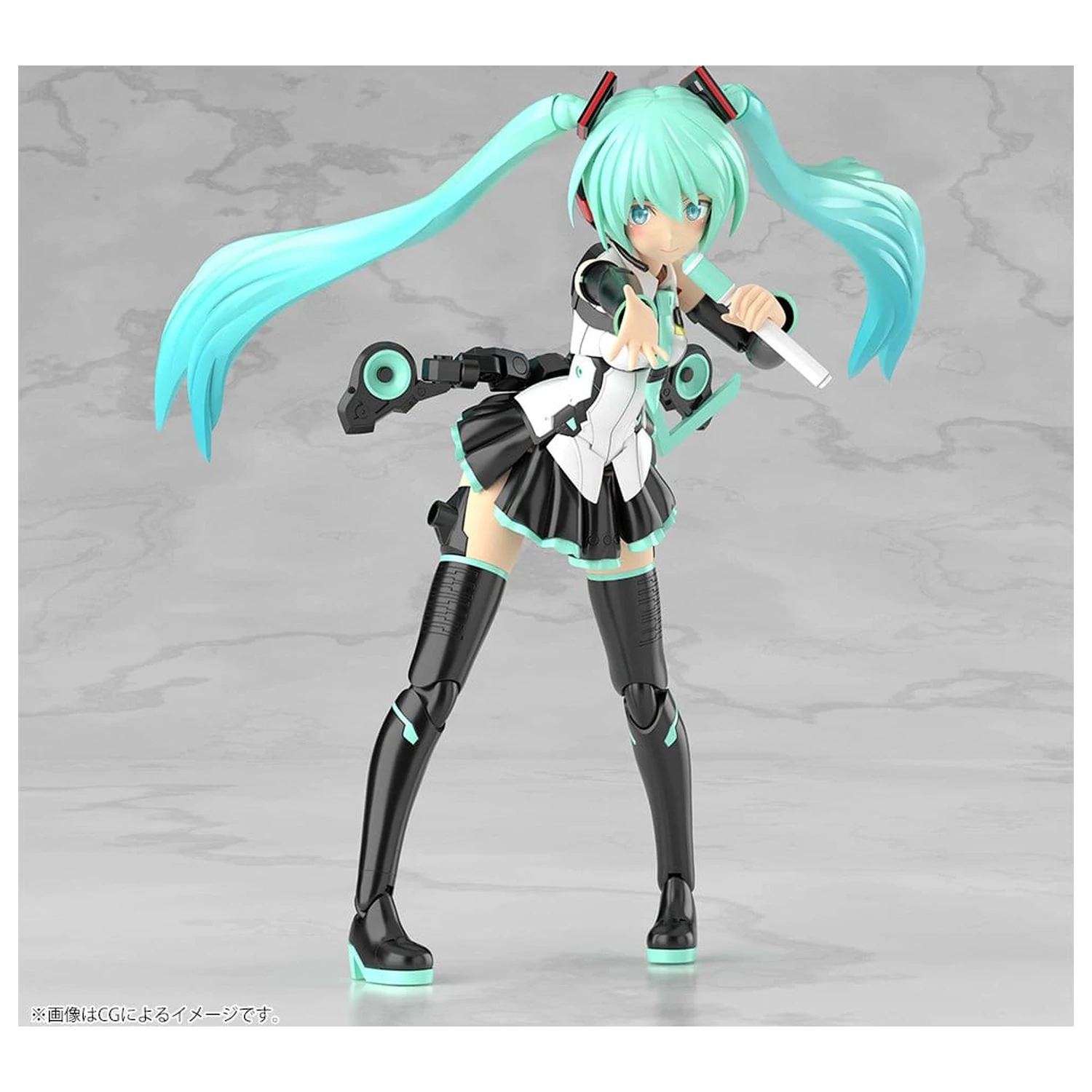 Frame Arms Girl Kunststoffmodell Bausatz Grande Scale Frame Music Girl Hatsune Miku 25 cm Produktfoto