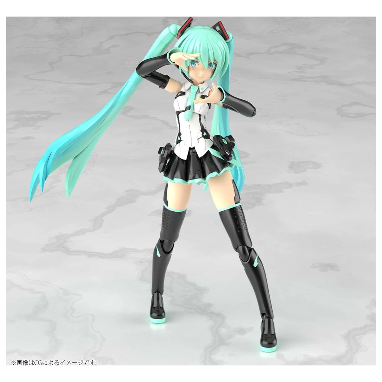 Frame Arms Girl Kunststoffmodell Bausatz Grande Scale Frame Music Girl Hatsune Miku 25 cm Produktfoto