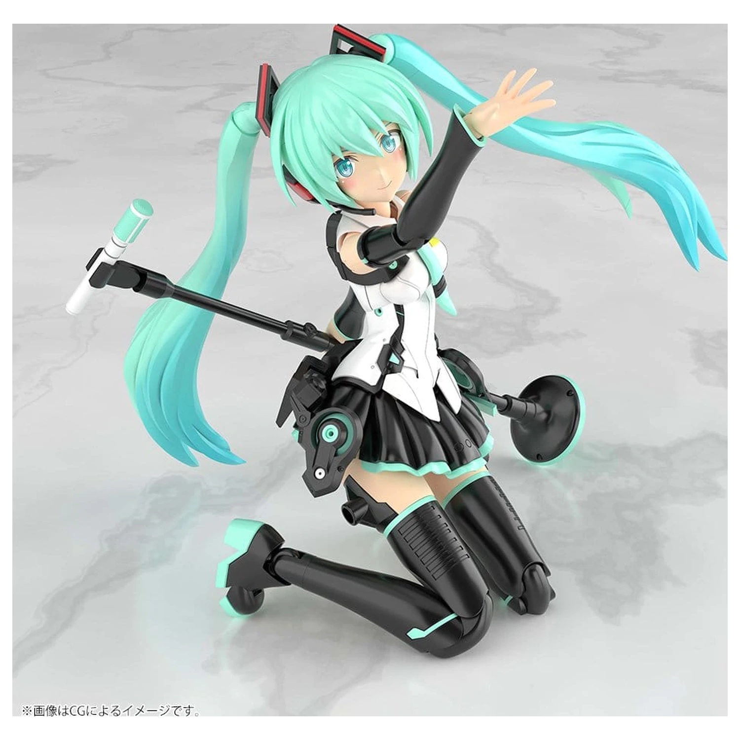 Frame Arms Girl Kunststoffmodell Bausatz Grande Scale Frame Music Girl Hatsune Miku 25 cm Produktfoto