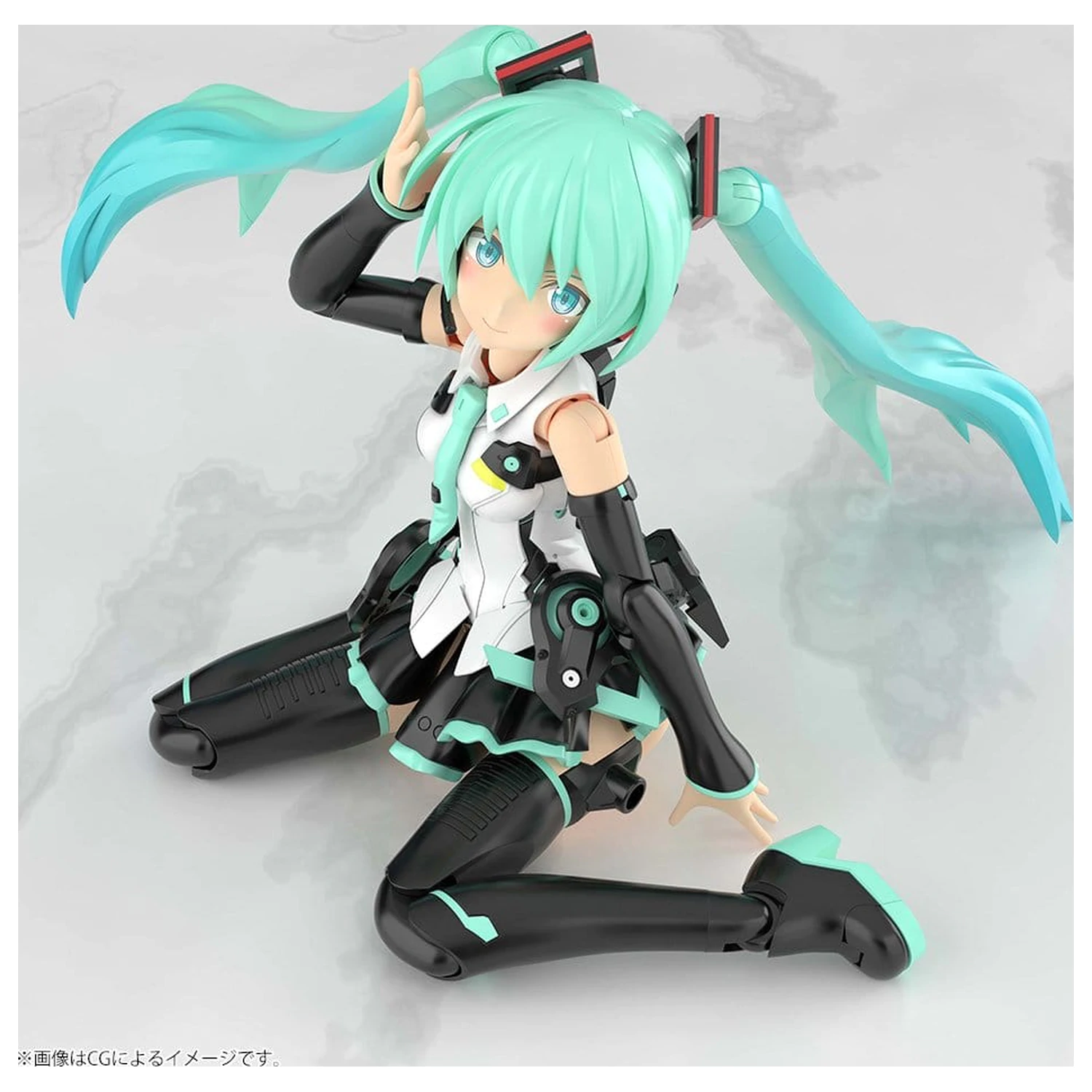 Frame Arms Girl Kunststoffmodell Bausatz Grande Scale Frame Music Girl Hatsune Miku 25 cm Produktfoto