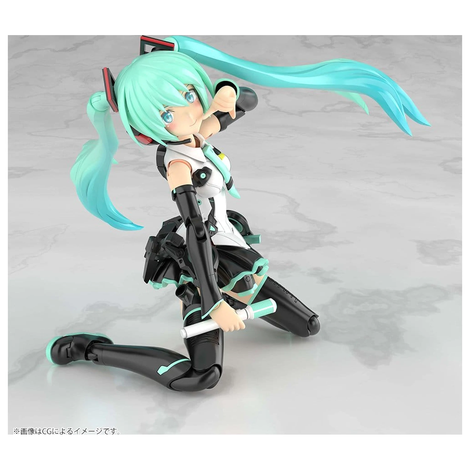 Frame Arms Girl Kunststoffmodell Bausatz Grande Scale Frame Music Girl Hatsune Miku 25 cm Produktfoto
