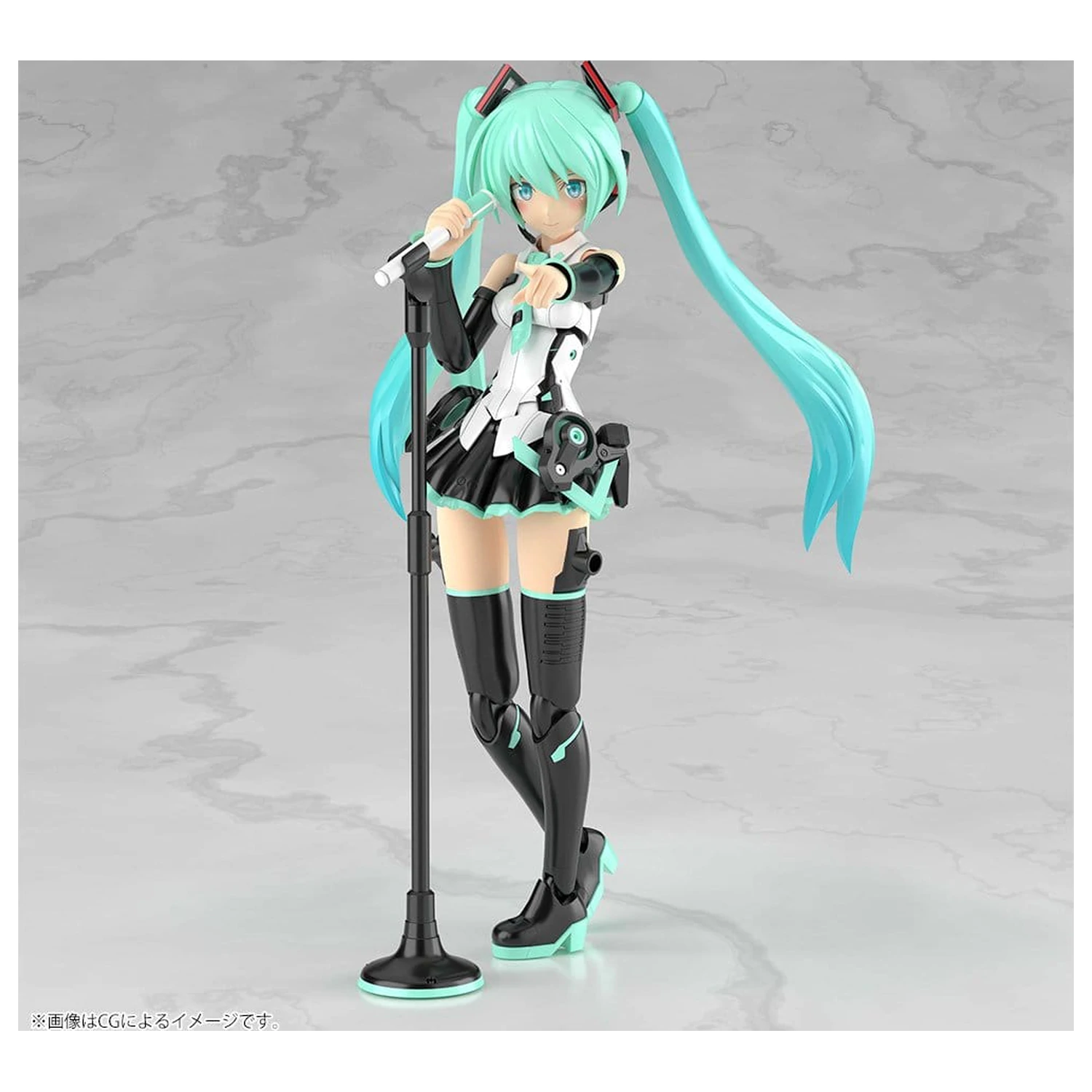 Frame Arms Girl Kunststoffmodell Bausatz Grande Scale Frame Music Girl Hatsune Miku 25 cm Produktfoto