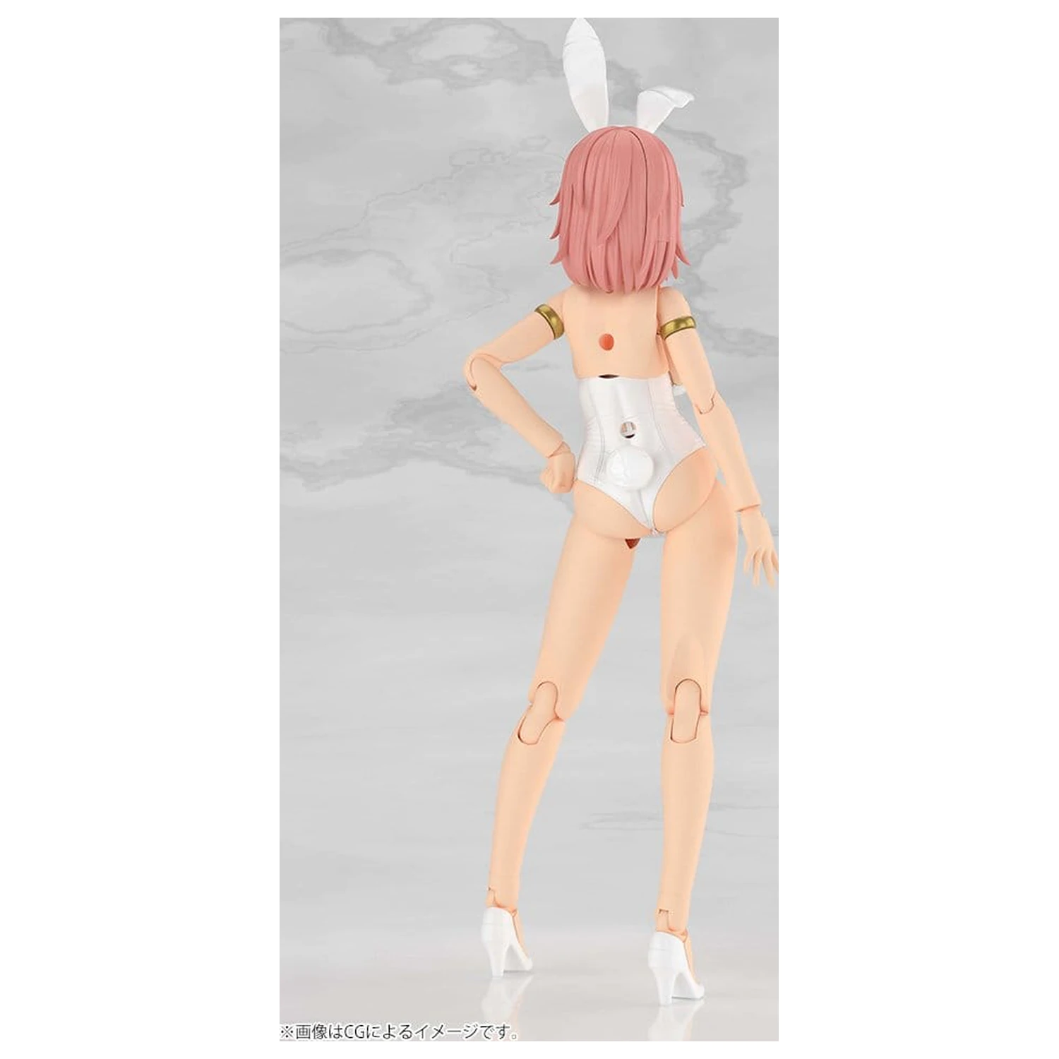Frame Arms Girl Plastikmodellbau-Set Durga I Bunny Style White 18 cm Produktfoto