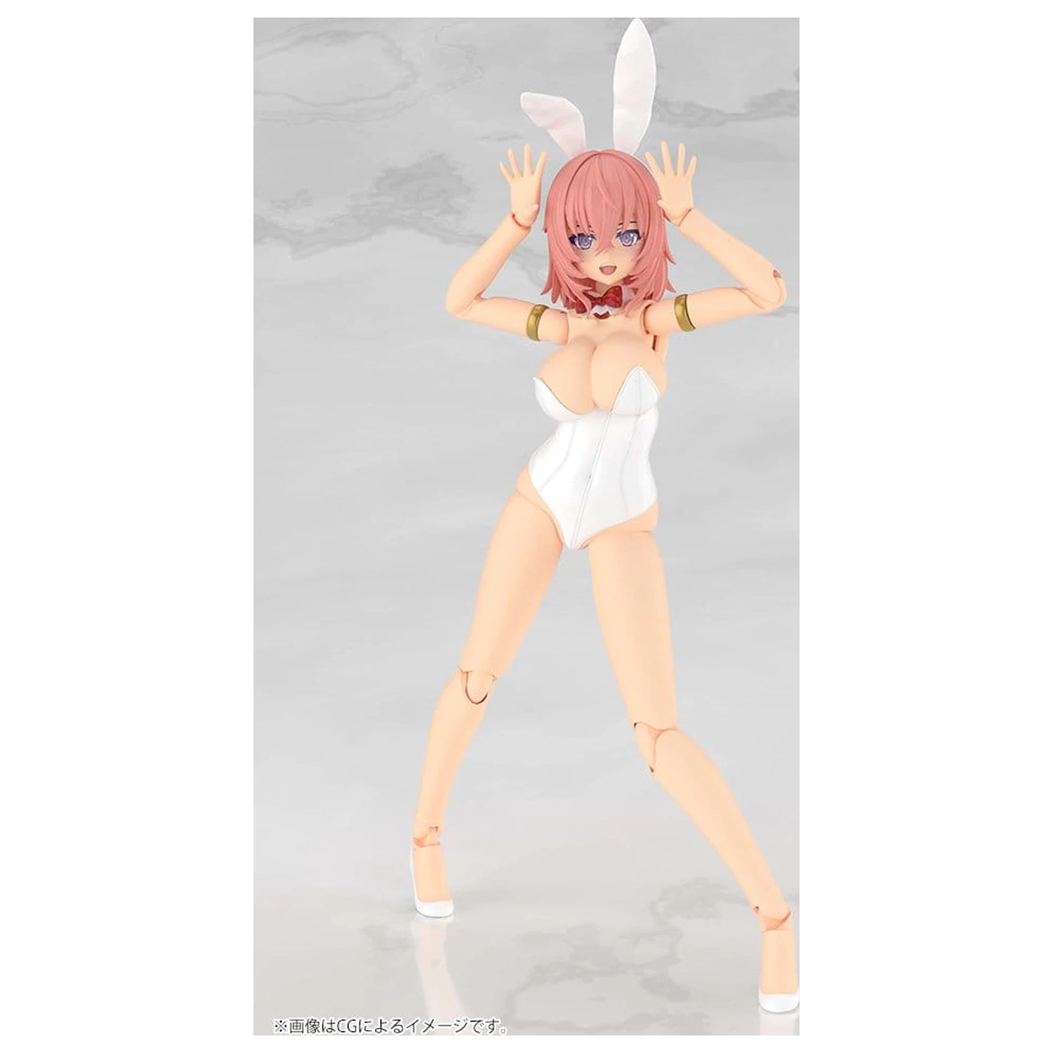 Frame Arms Girl Plastikmodellbau-Set Durga I Bunny Style White 18 cm Produktfoto