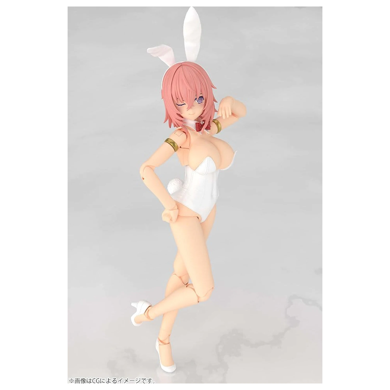 Frame Arms Girl Plastikmodellbau-Set Durga I Bunny Style White 18 cm Produktfoto