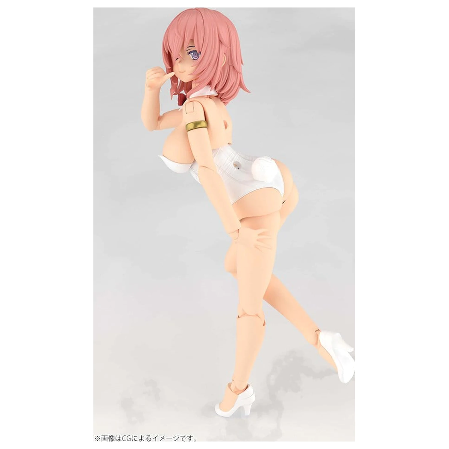 Frame Arms Girl Plastikmodellbau-Set Durga I Bunny Style White 18 cm Produktfoto