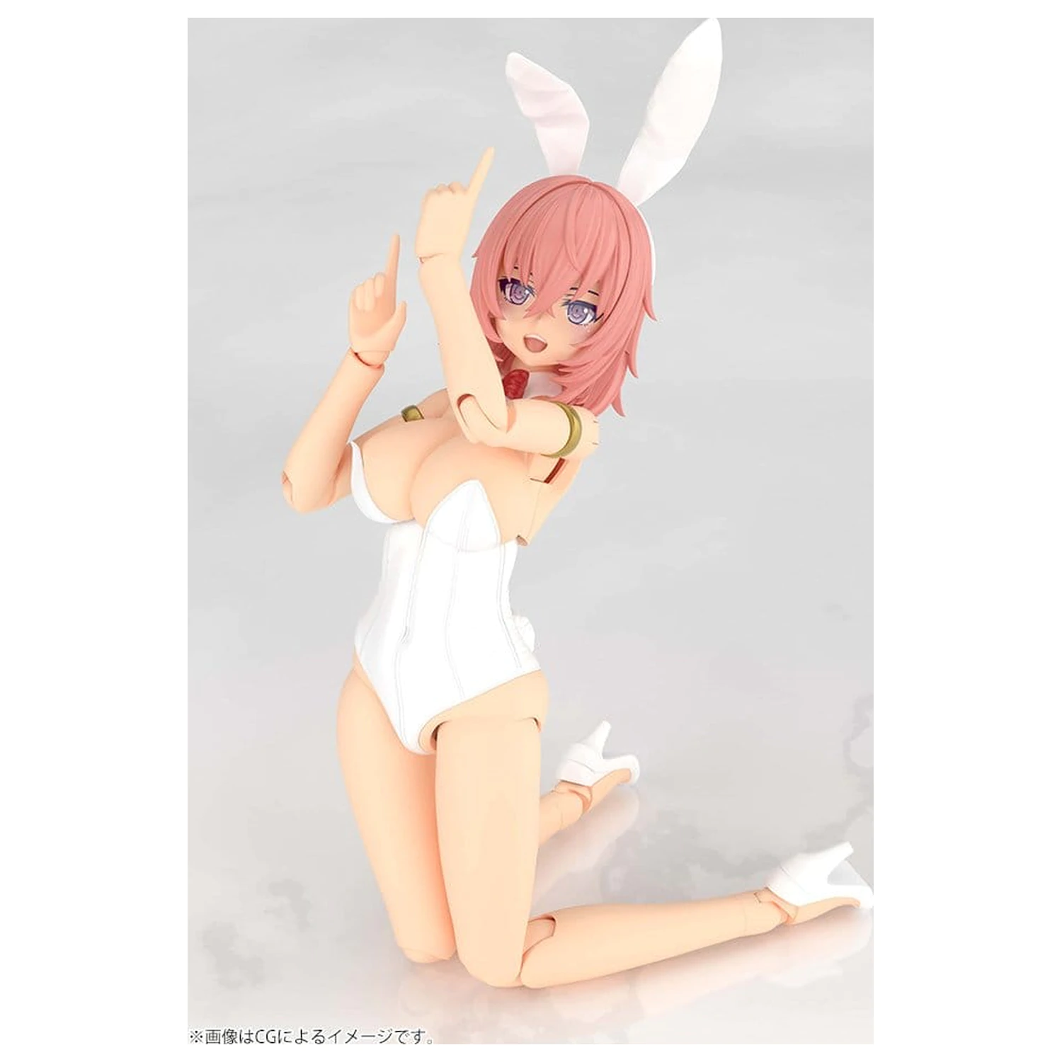 Frame Arms Girl Plastikmodellbau-Set Durga I Bunny Style White 18 cm Produktfoto