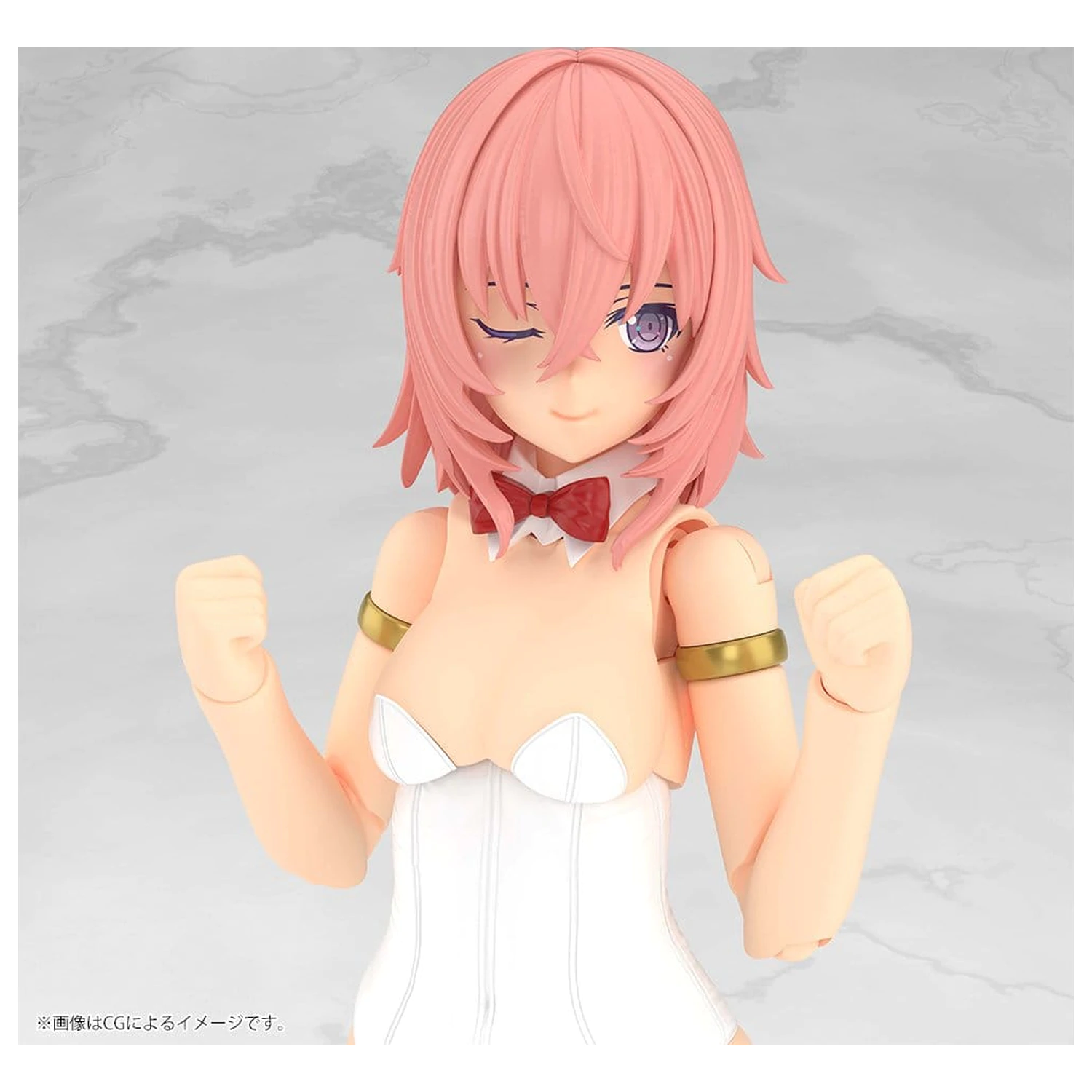 Frame Arms Girl Plastikmodellbau-Set Durga I Bunny Style White 18 cm Produktfoto