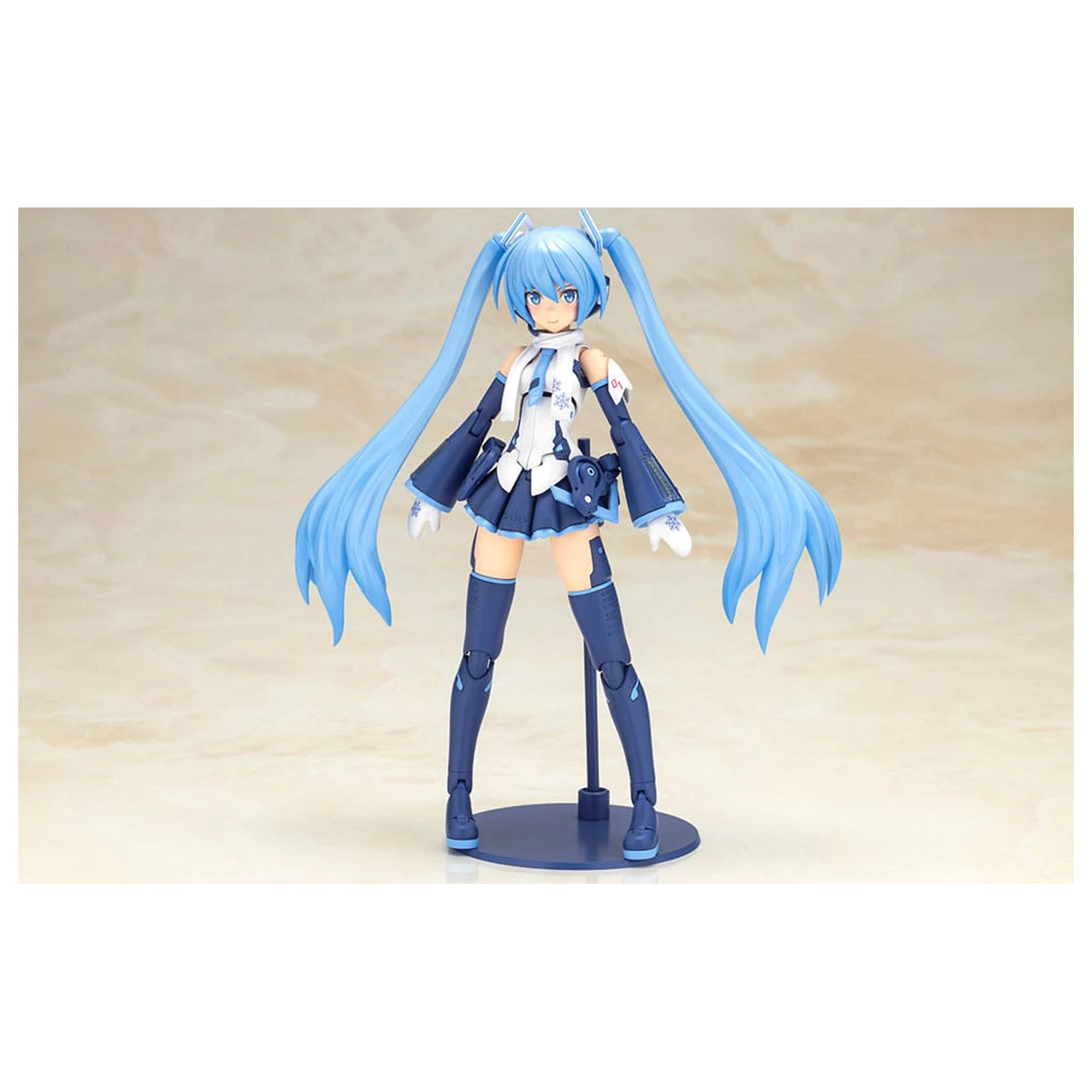 Frame Arms Girl x Hatsune Miku Plastik Modell Bausatz Frame Music Girl Snow Miku Another Color Ver. 15 cm Produktfoto