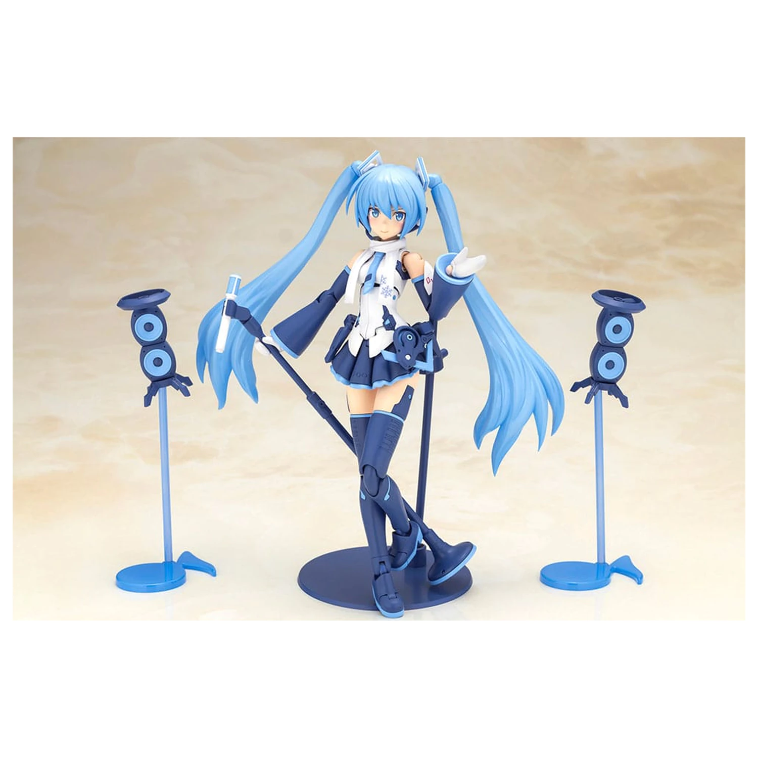Frame Arms Girl x Hatsune Miku Plastik Modell Bausatz Frame Music Girl Snow Miku Another Color Ver. 15 cm Produktfoto